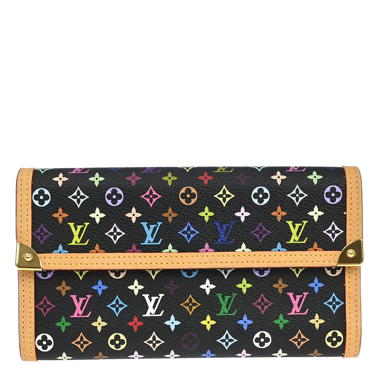 Louis Vuitton 2005 Multicolor Porte Tresor International Wallet M92658