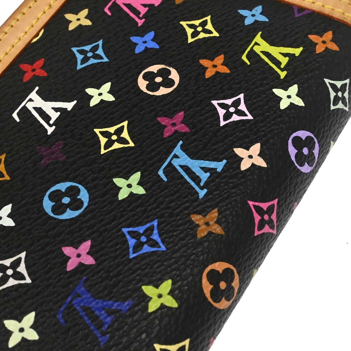 Louis Vuitton 2005 Black Multicolor Portefeuille Viennois Wallet M92988