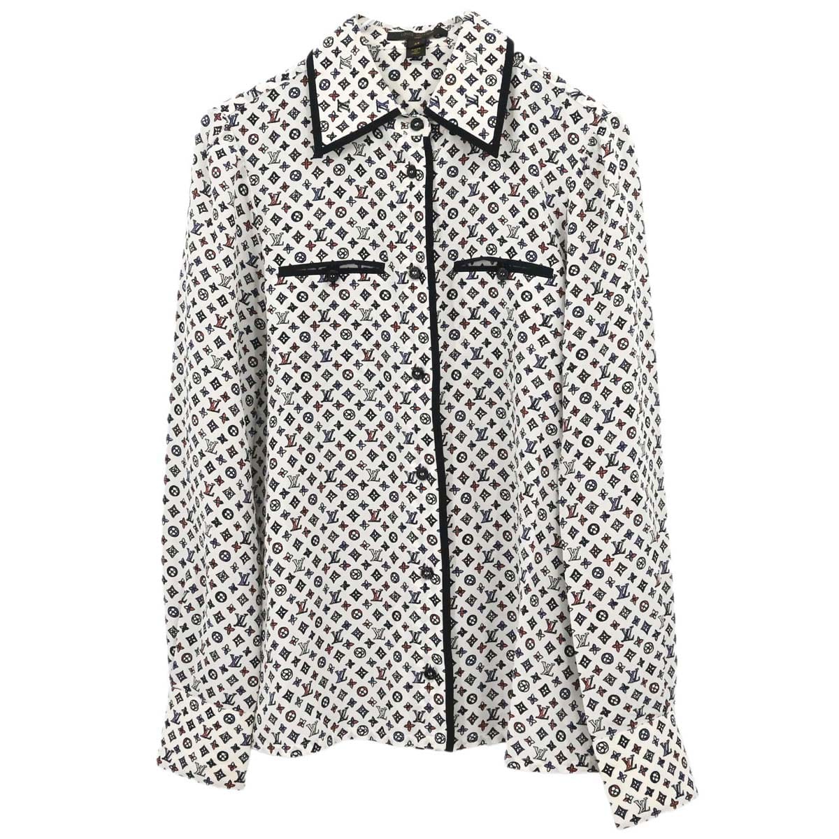 Louis Vuitton Shirt Blouse Top White #34