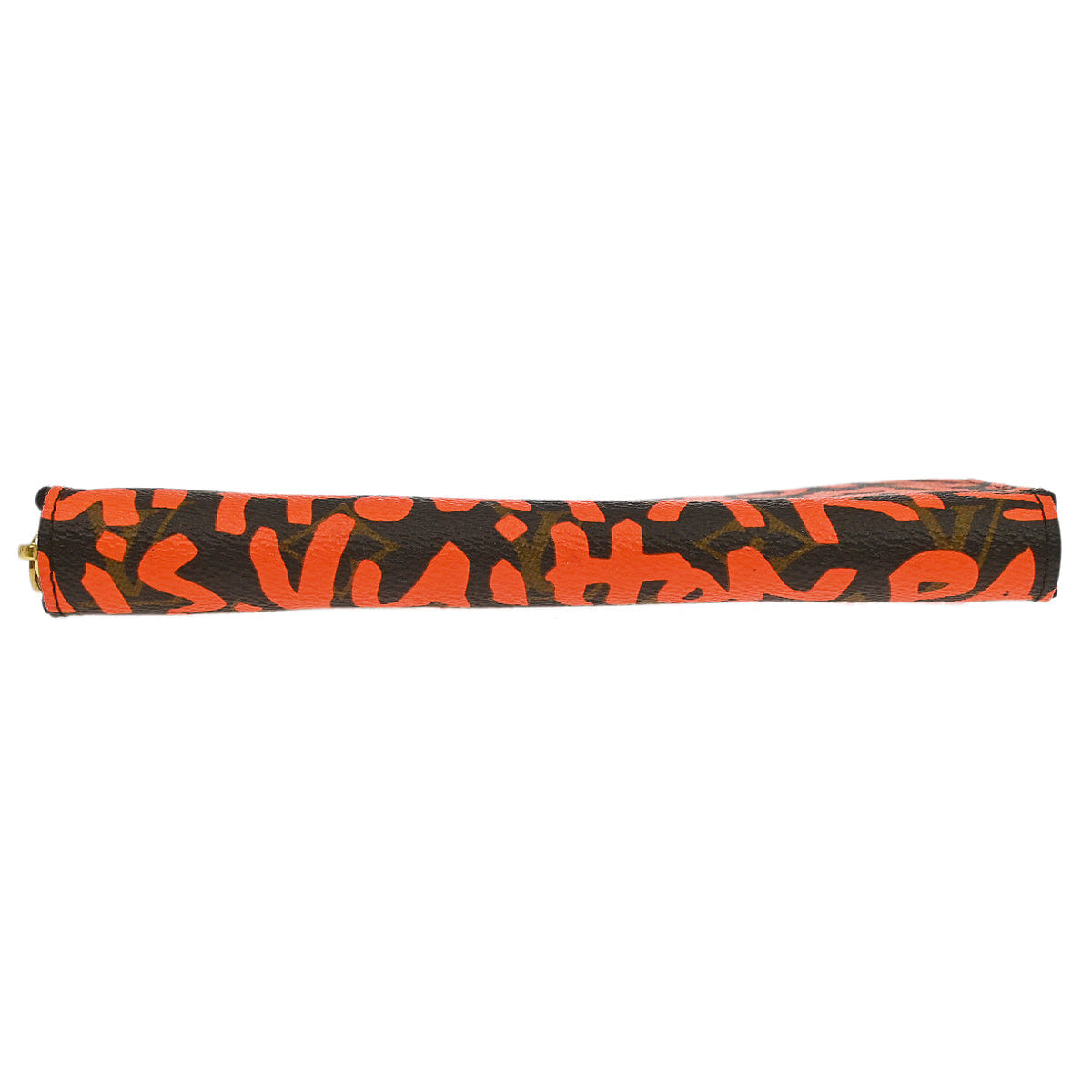 Louis Vuitton Orange Monogram Graffiti Zippy Wallet M93711
