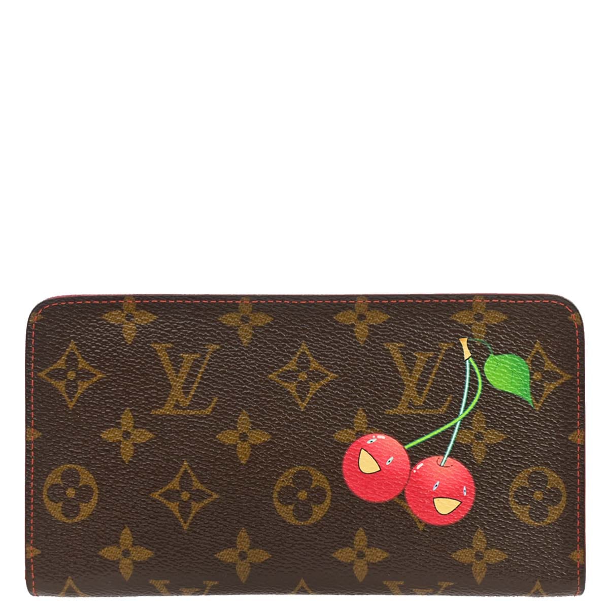 Louis Vuitton Monogram Cherry Porte Monnaie Zip Wallet M95006