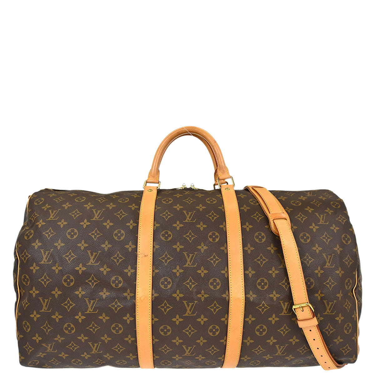 Louis Vuitton Monogram Keepall Bandouliere 60 Duffle Bag M41412