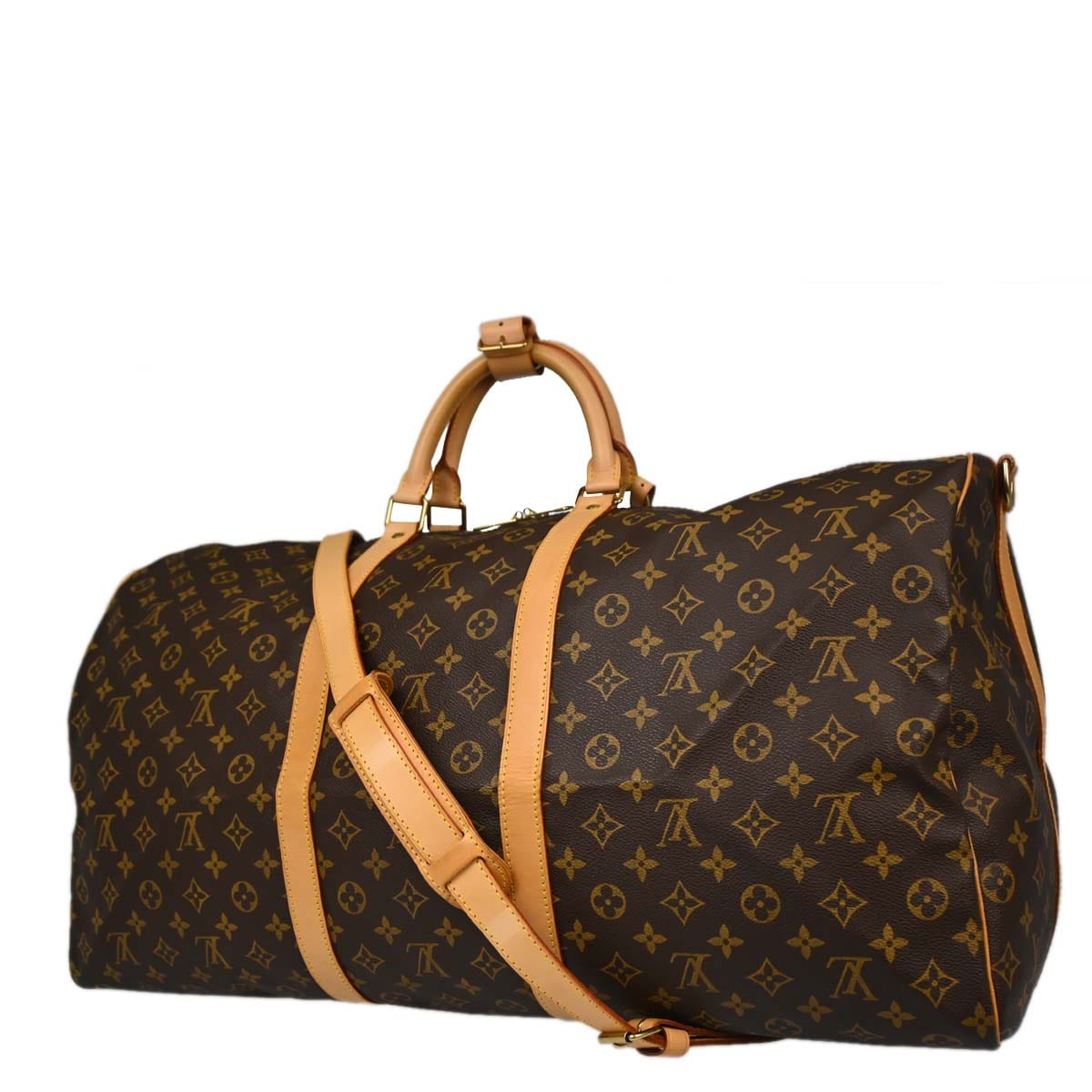 Louis Vuitton 1996 Monogram Keepall Bandouliere 60 Duffle Bag M41412