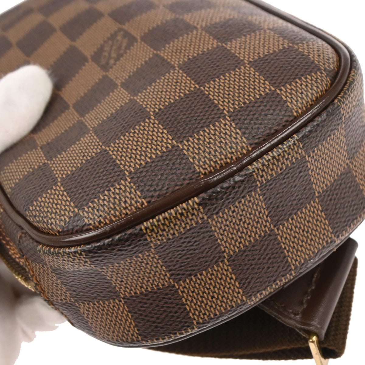 Louis Vuitton 2007 Damier Pochette Gange Body Bum Bag N48048