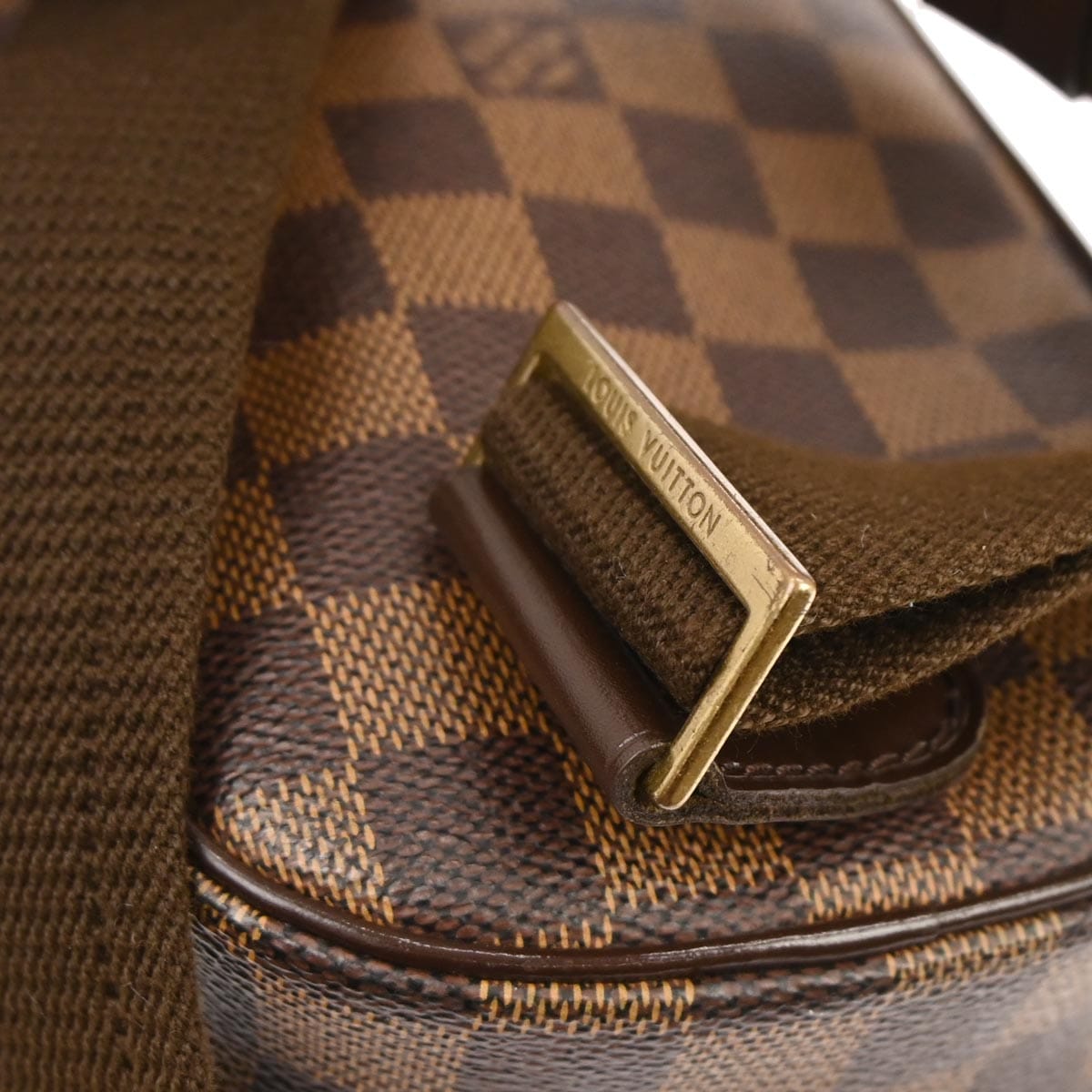 Louis Vuitton 2007 Damier Pochette Gange Body Bum Bag N48048