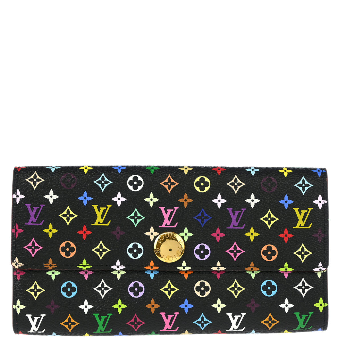 Louis Vuitton 2010 Multicolor Portefeuille Sarah Wallet M93747