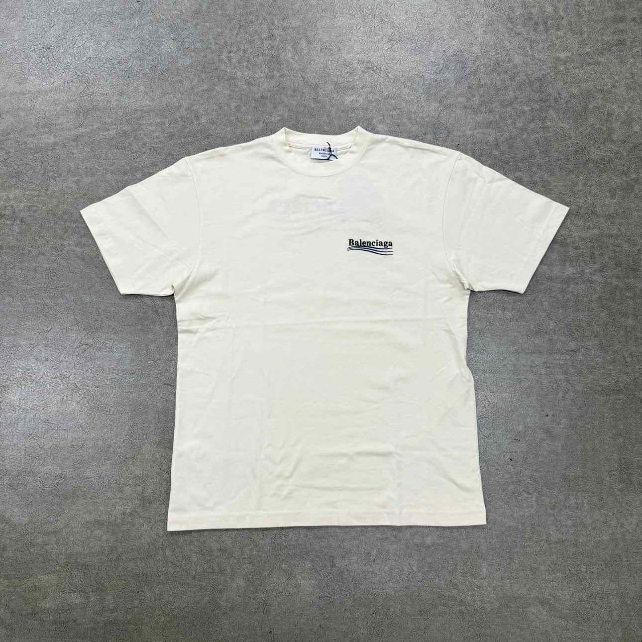 Balenciaga T - Shirt CAMPAIGN Cream New Size S