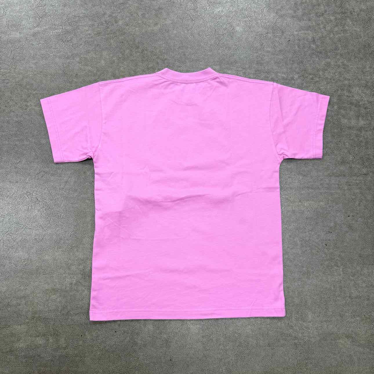 Balenciaga T - Shirt PARIS DIAMOND Pink New Size M