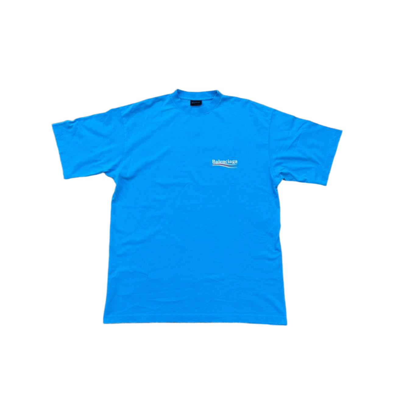 Balenciaga T - Shirt CAMPAIGN Blue New Size XS
