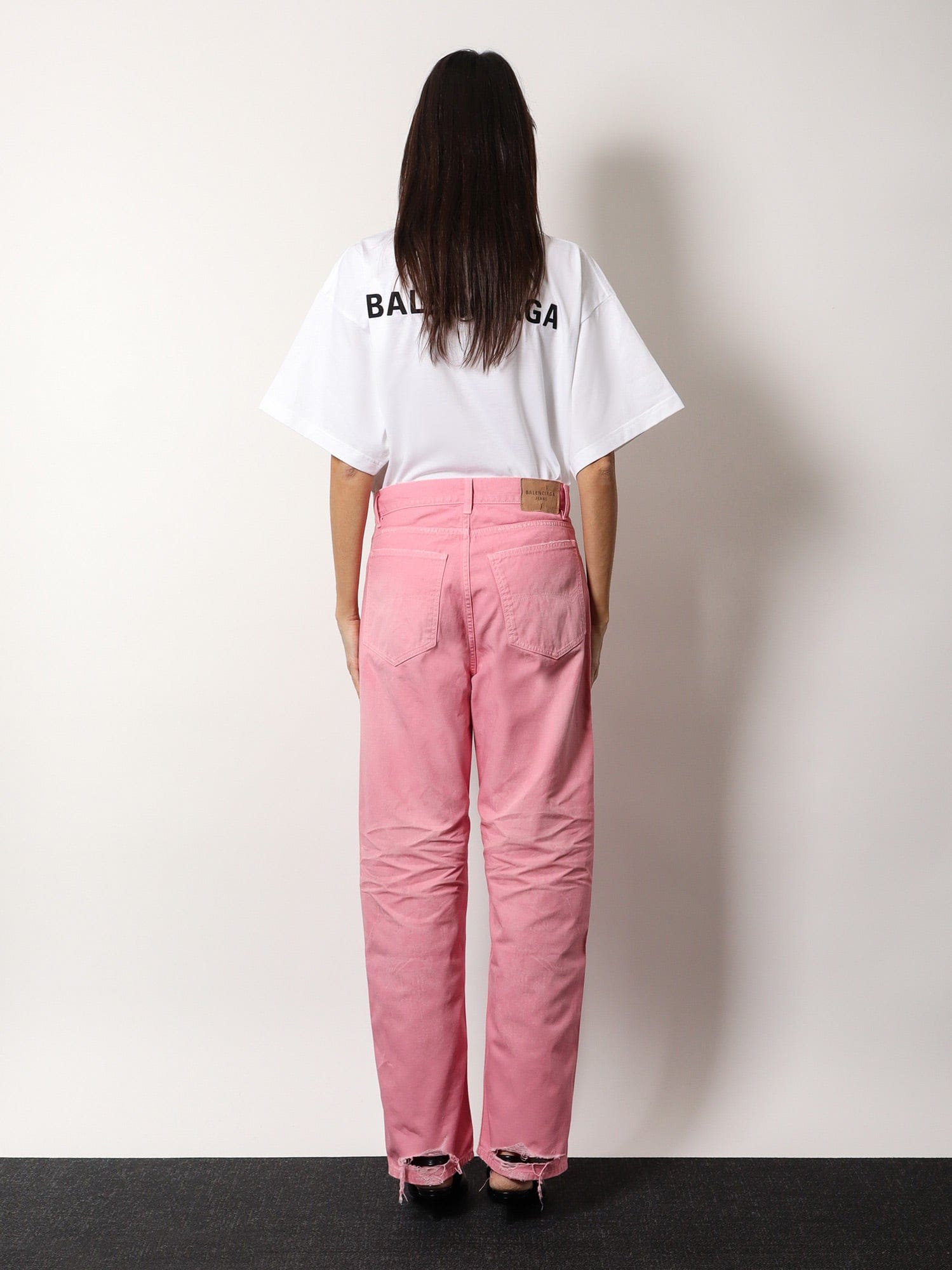 Balenciaga unisex loose fit trousers