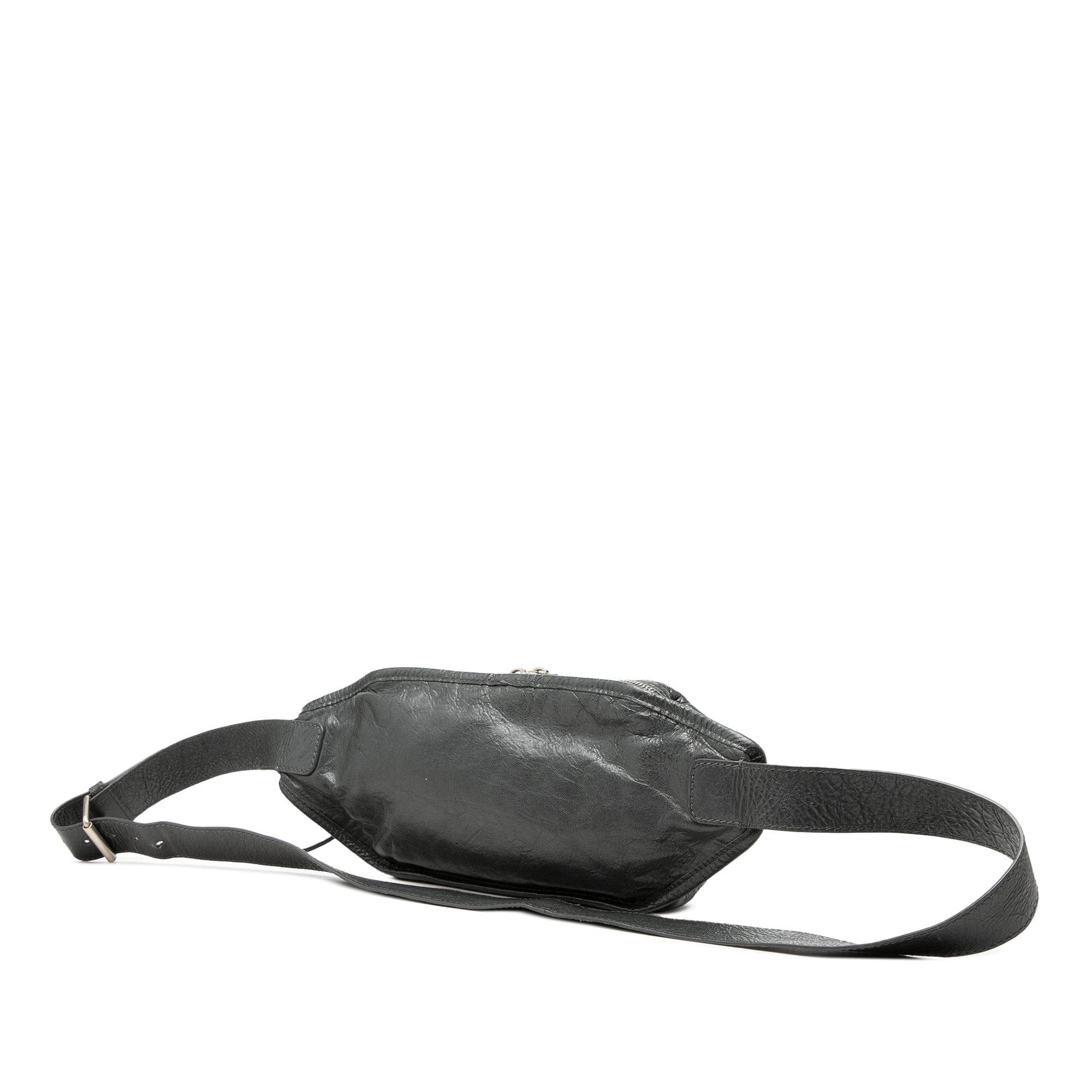 Balenciaga Lambskin Motocross Classic Neo Lift Belt Bag