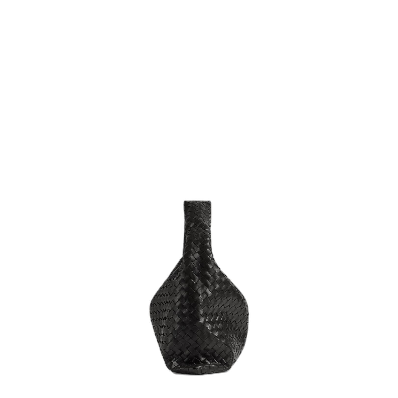 Bottega Veneta Hop Large Calfskin Shoulder Bag - Black