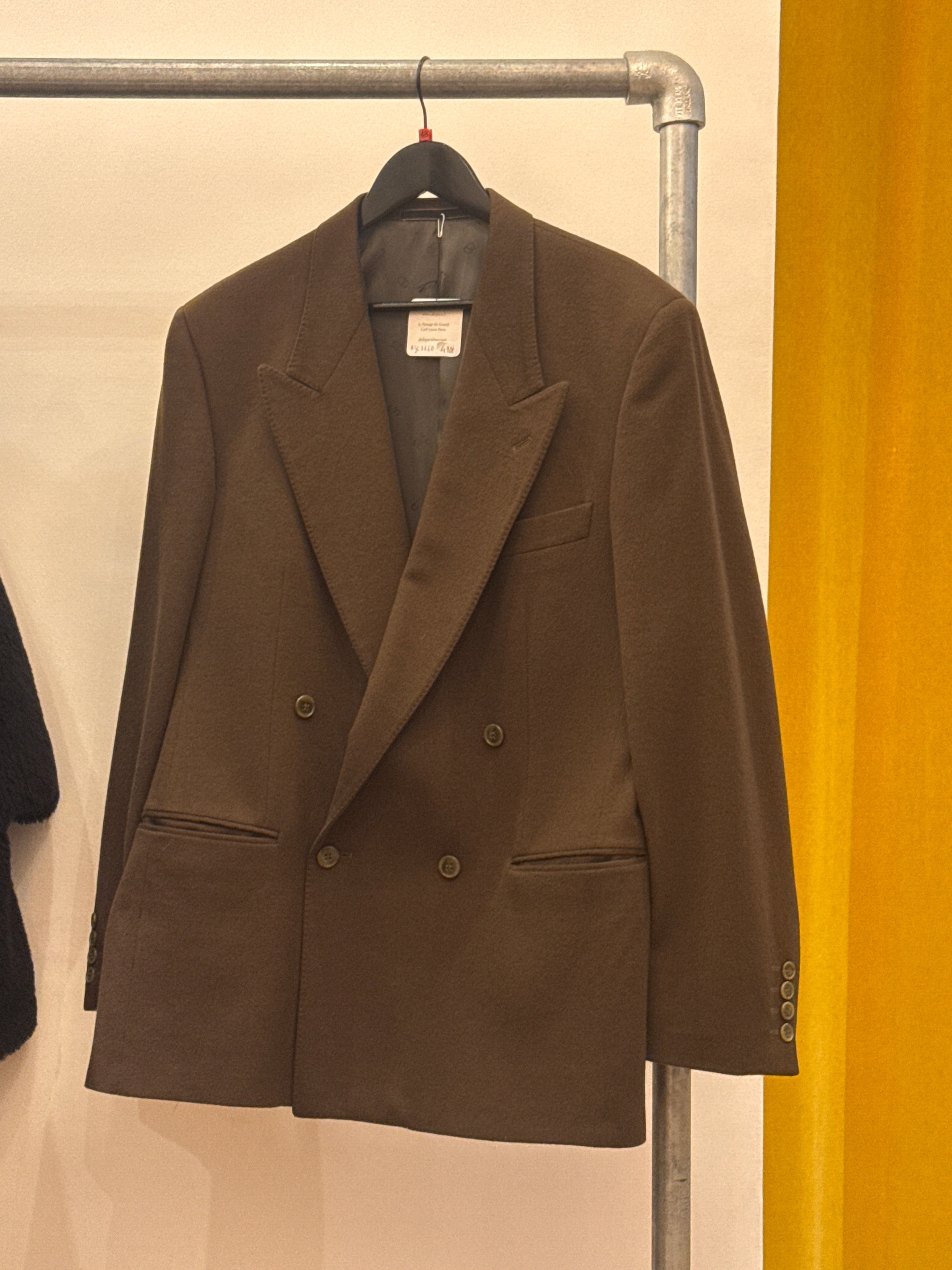 DIOR CASHMERE BROWN BLAZER AGC3160