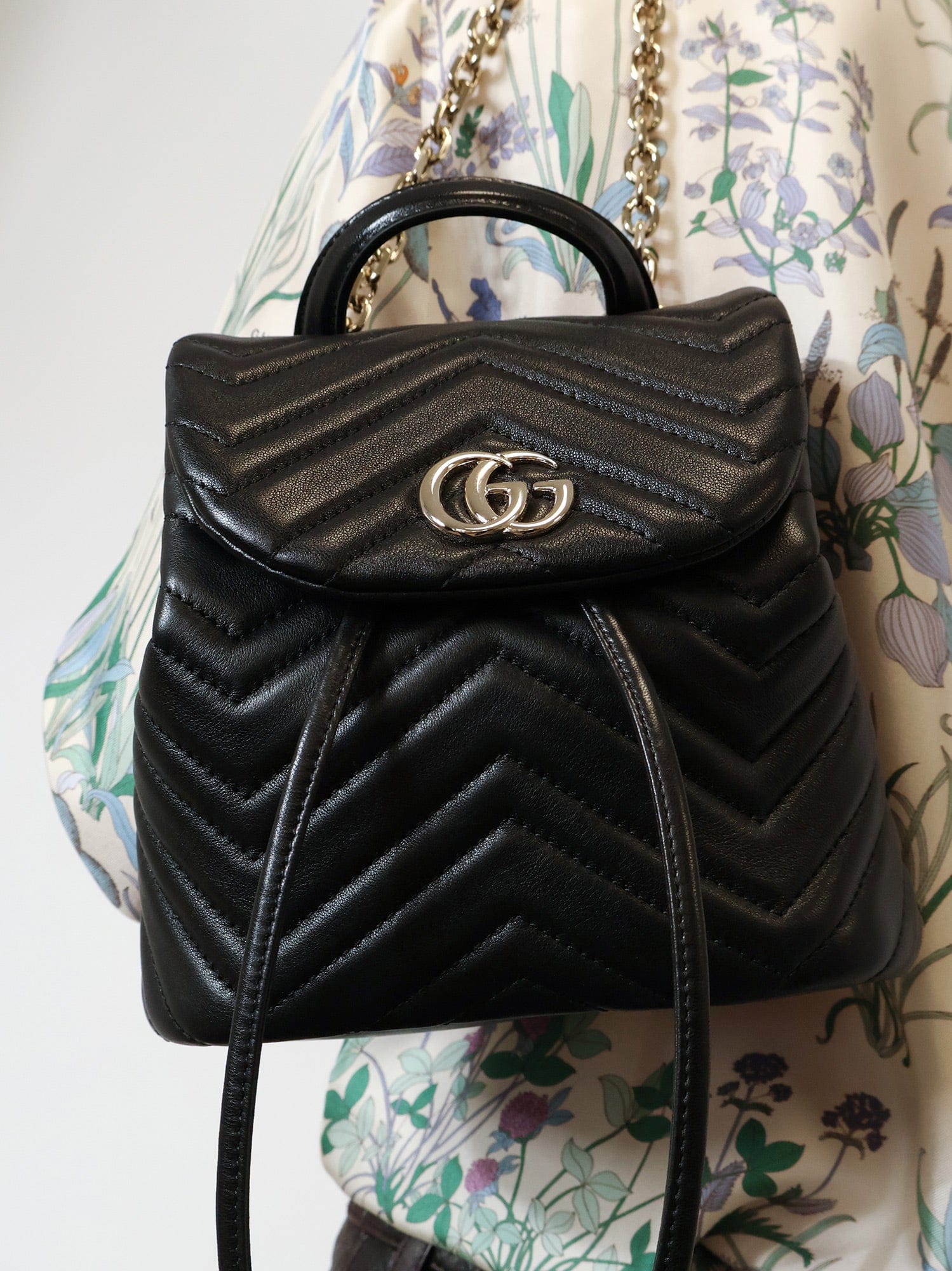 Gucci GG Marmont Mini leather backpack