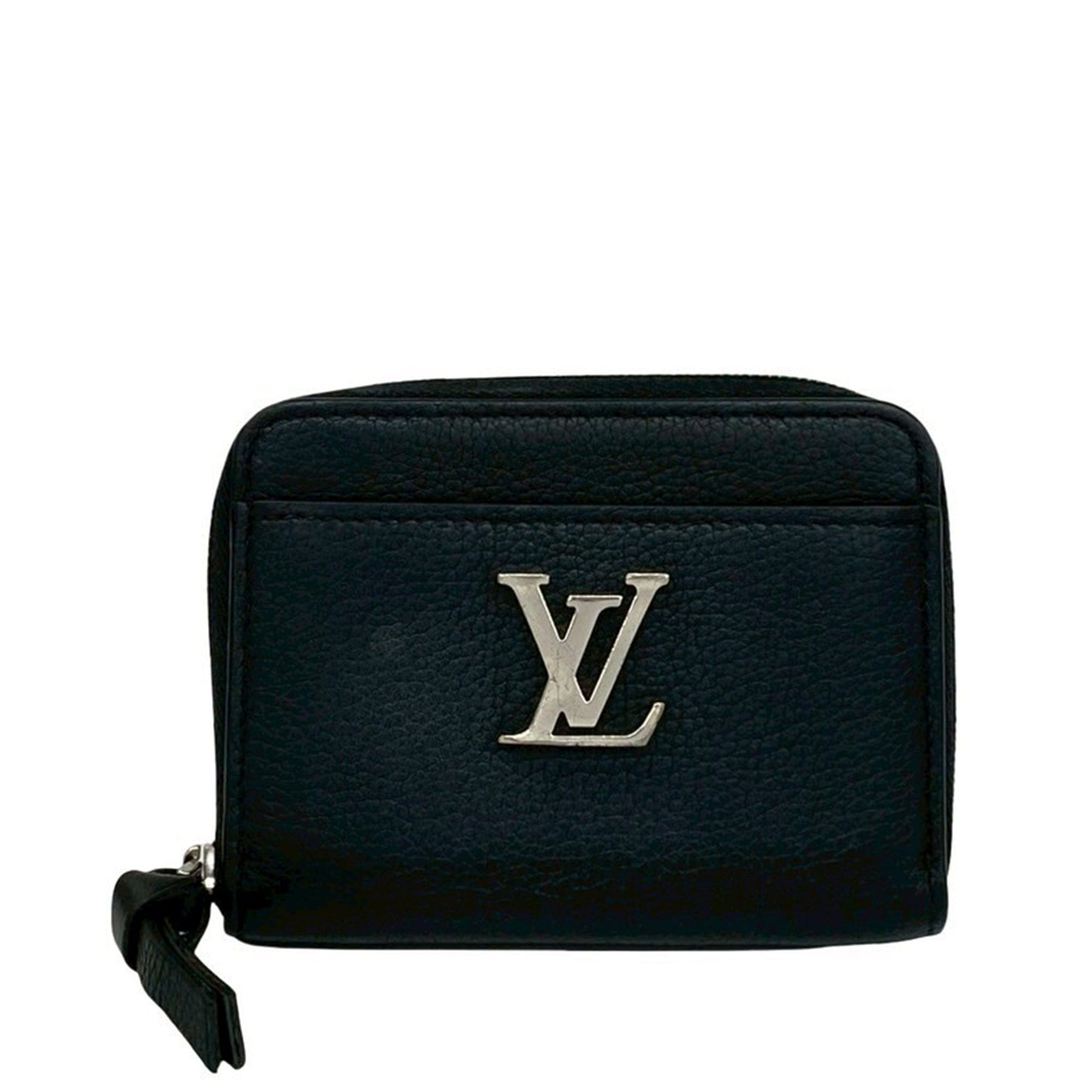 Louis Vuitton Calfskin Lockme Zippy Coin Purse