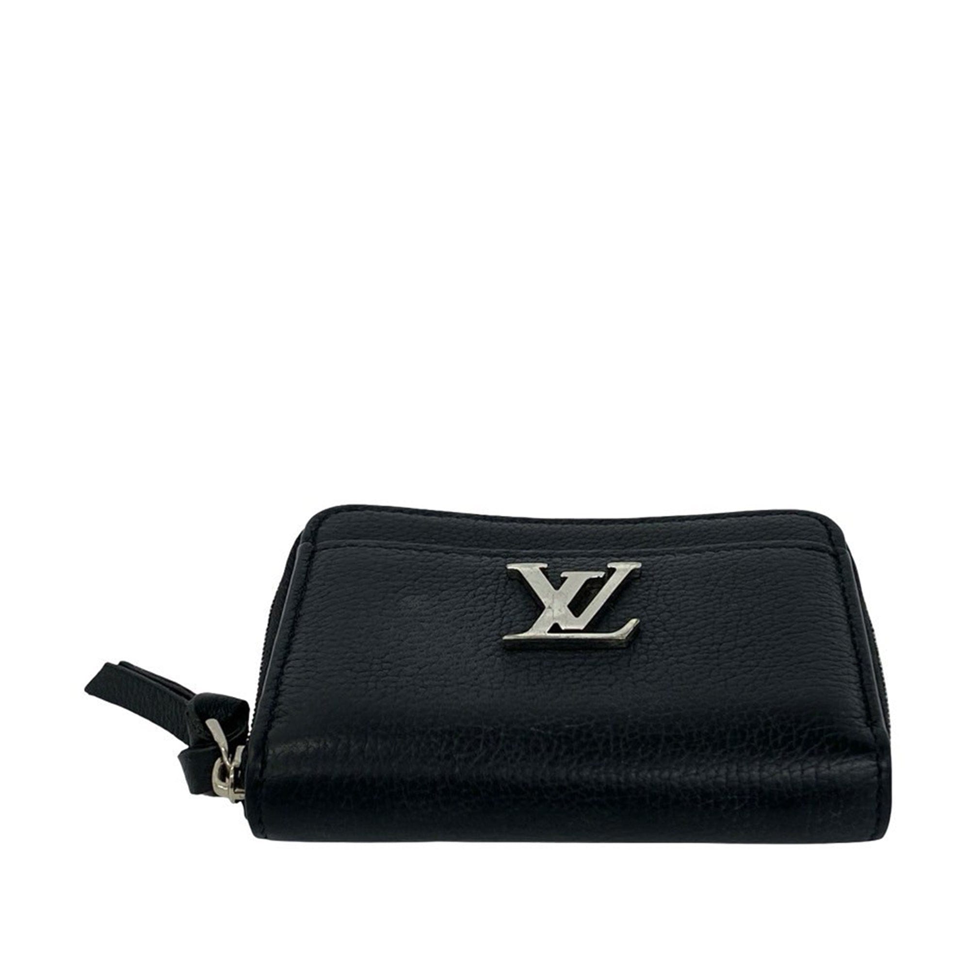 Louis Vuitton Calfskin Lockme Zippy Coin Purse