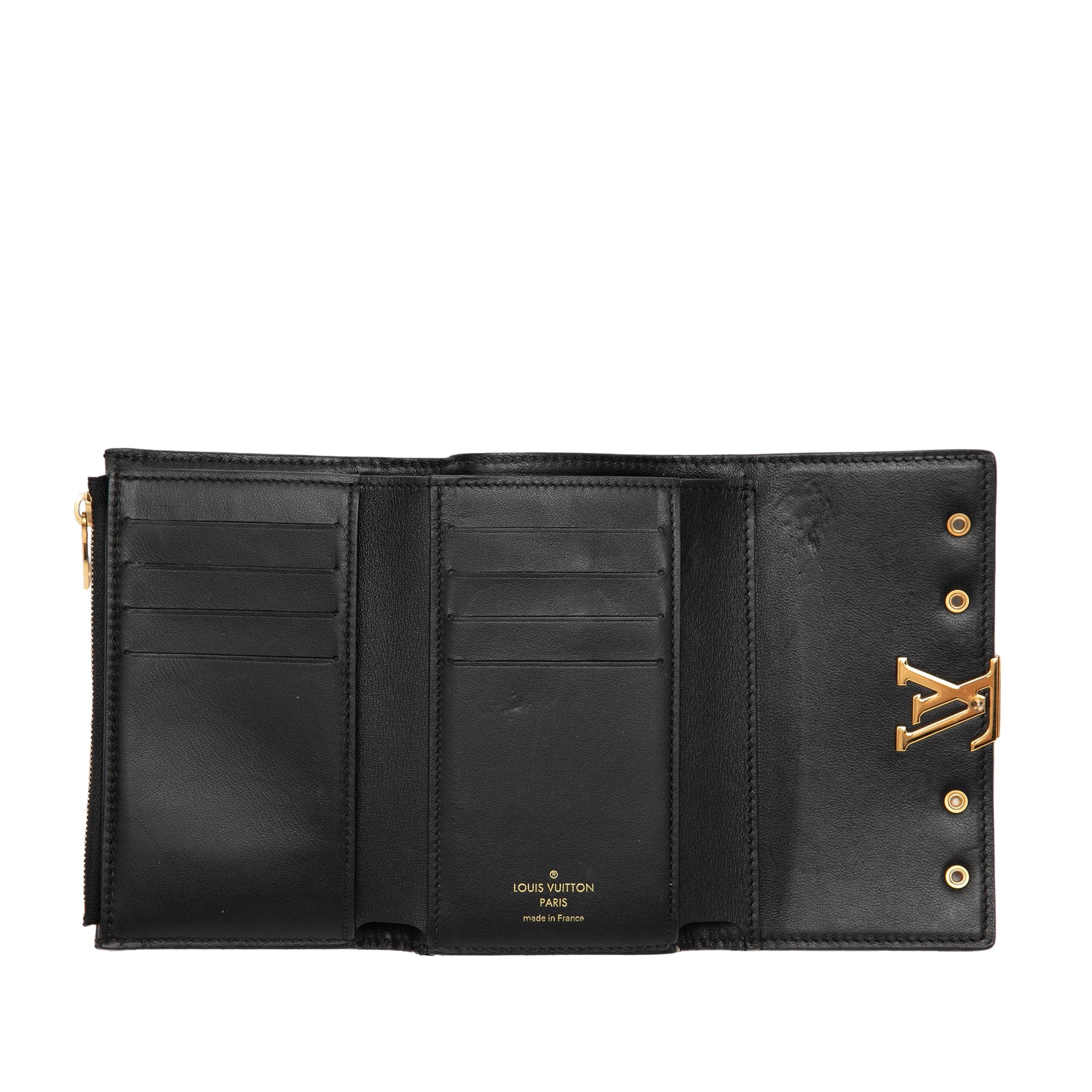 Louis Vuitton Studded Taurillon Capucines Compact Wallet