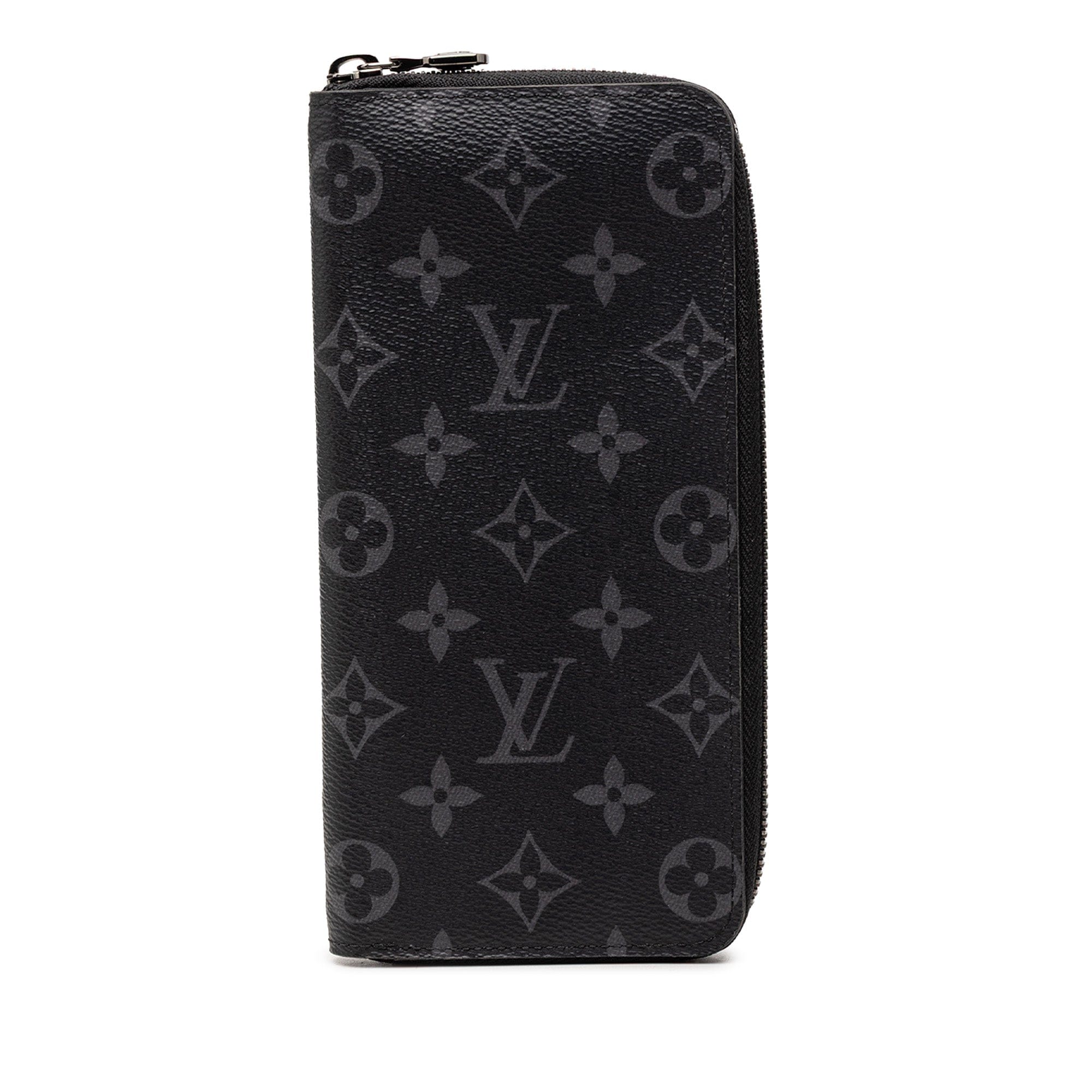 Louis Vuitton Monogram Eclipse Vertical Zippy Wallet