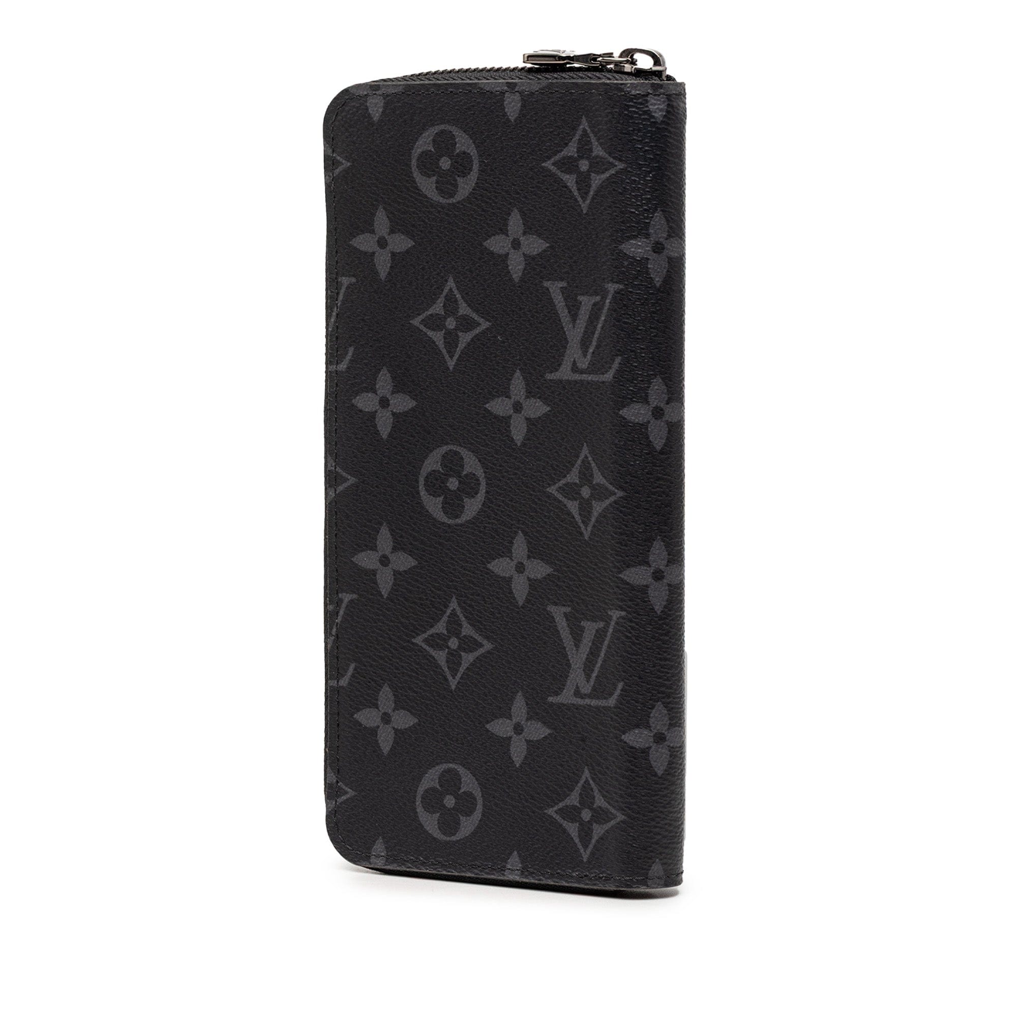 Louis Vuitton Monogram Eclipse Vertical Zippy Wallet