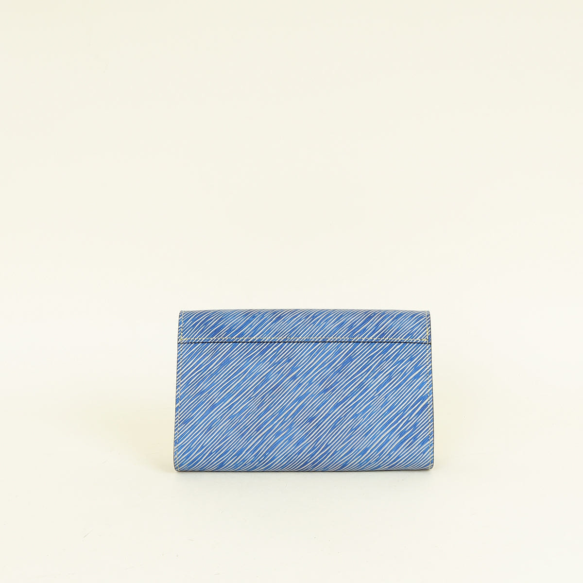 Louis Vuitton Blue Studded Twist Wallet On Chain