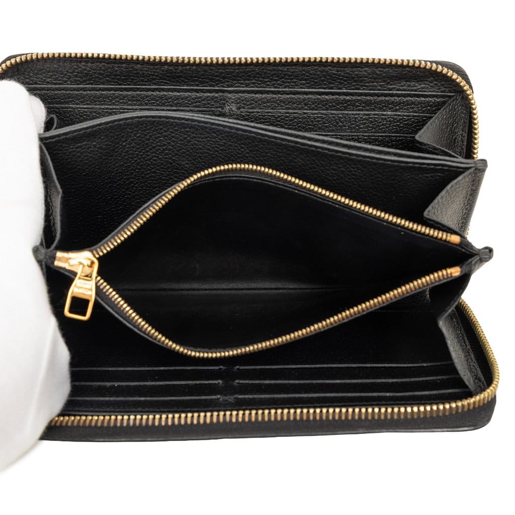 Louis Vuitton Monogram Empreinte Zippy Long Wallet