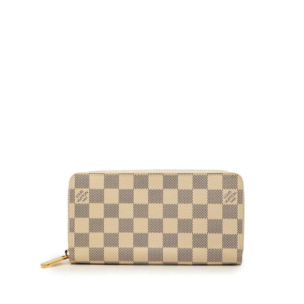 Louis Vuitton Damier Azur Zippy Long Wallet