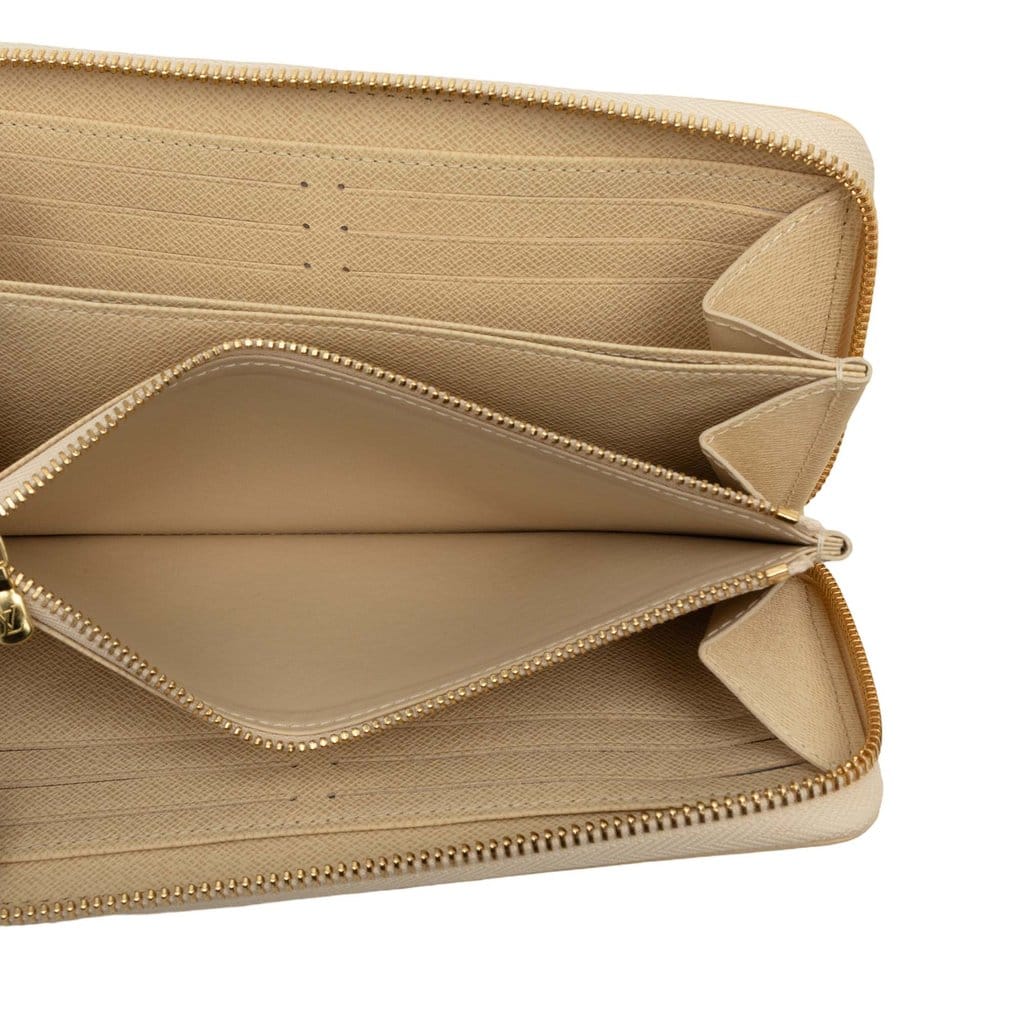 Louis Vuitton Damier Azur Zippy Long Wallet