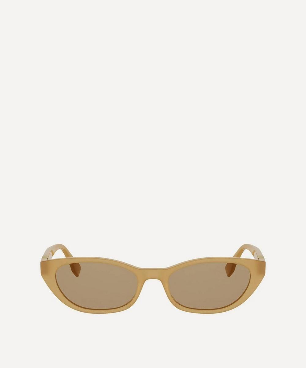 Fendi Baguette Brown Cat Eye Sunglasses