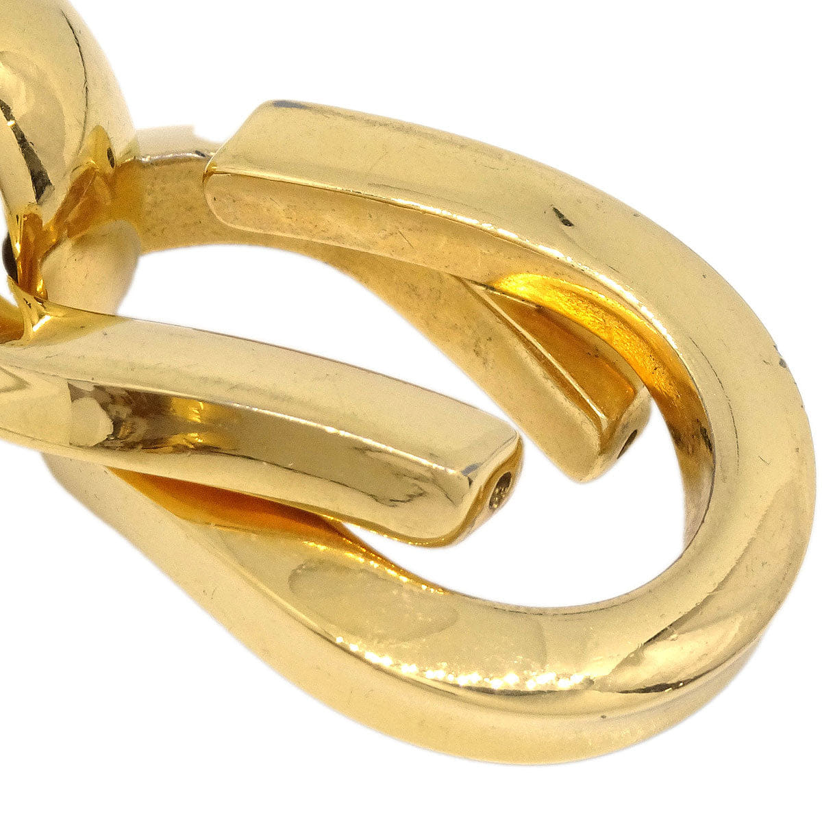 Gucci Dangle Clip - On Earrings Gold 1991