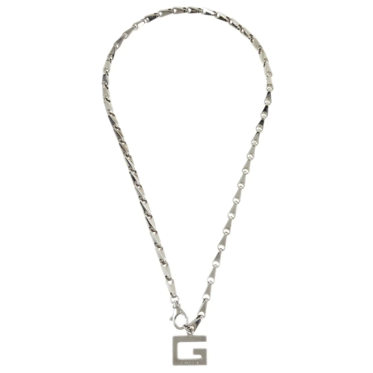 Gucci Chain Necklace Pendant Silver