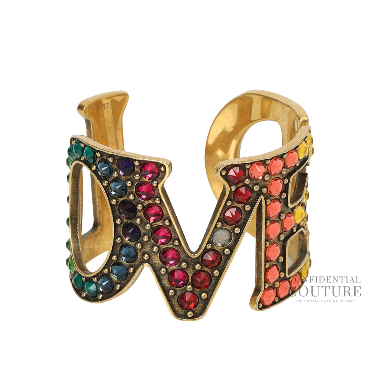Gucci Multi - Coloured Loved Cuff Bracelet