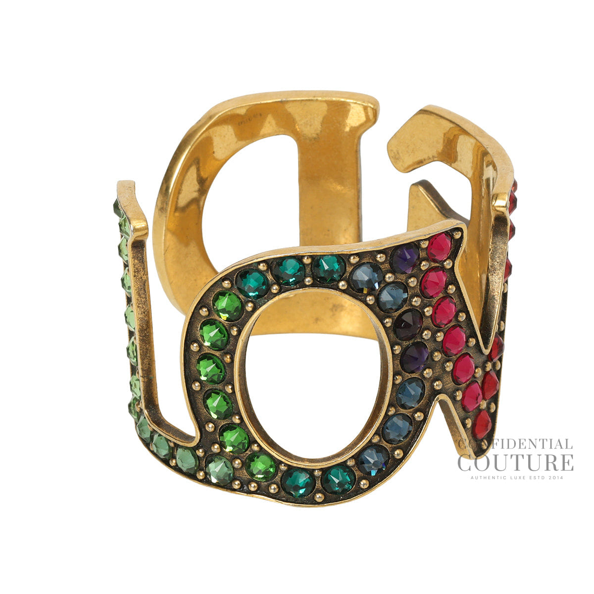 Gucci Multi - Coloured Loved Cuff Bracelet