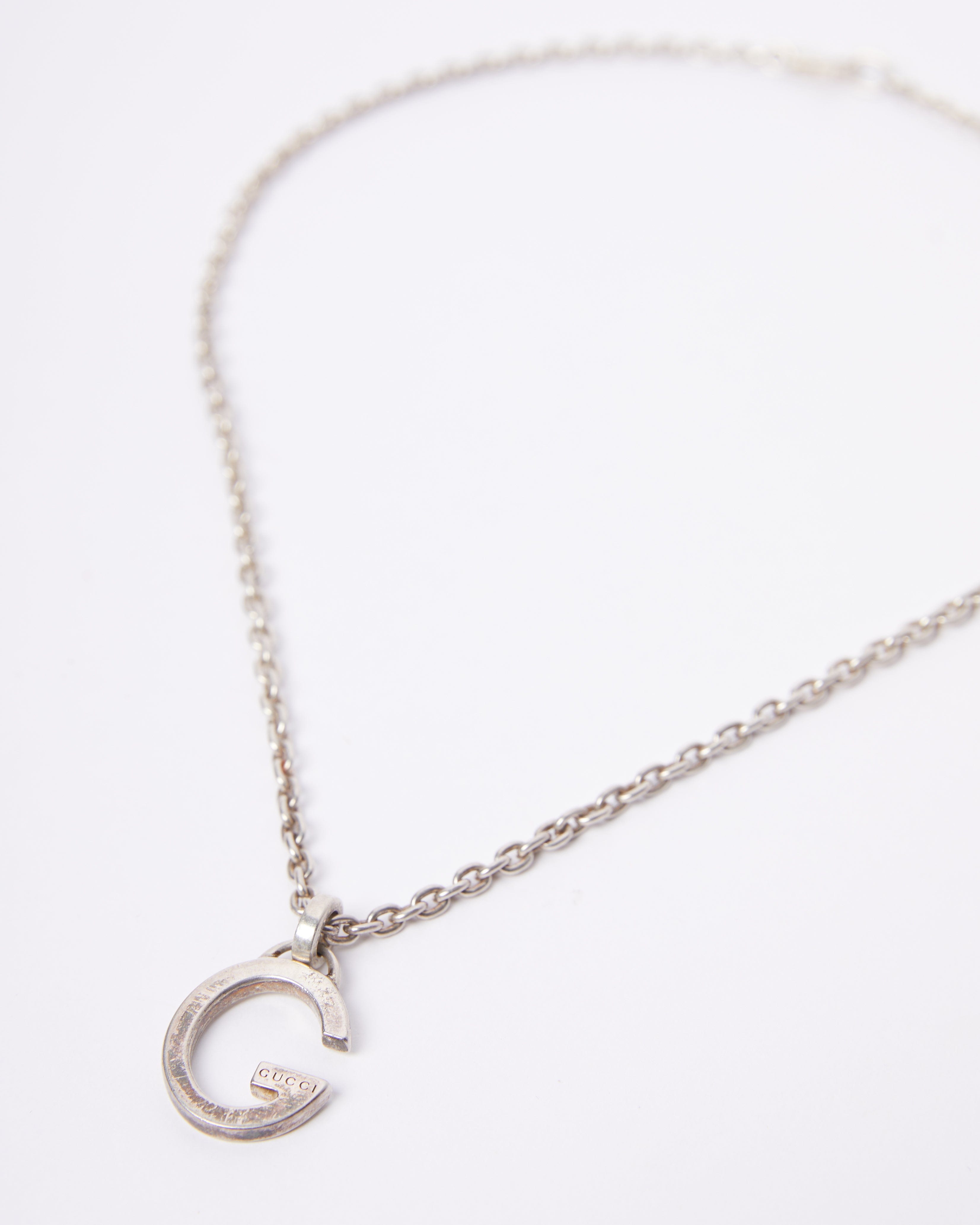 Gucci Vintage Gucci Silver Necklace
