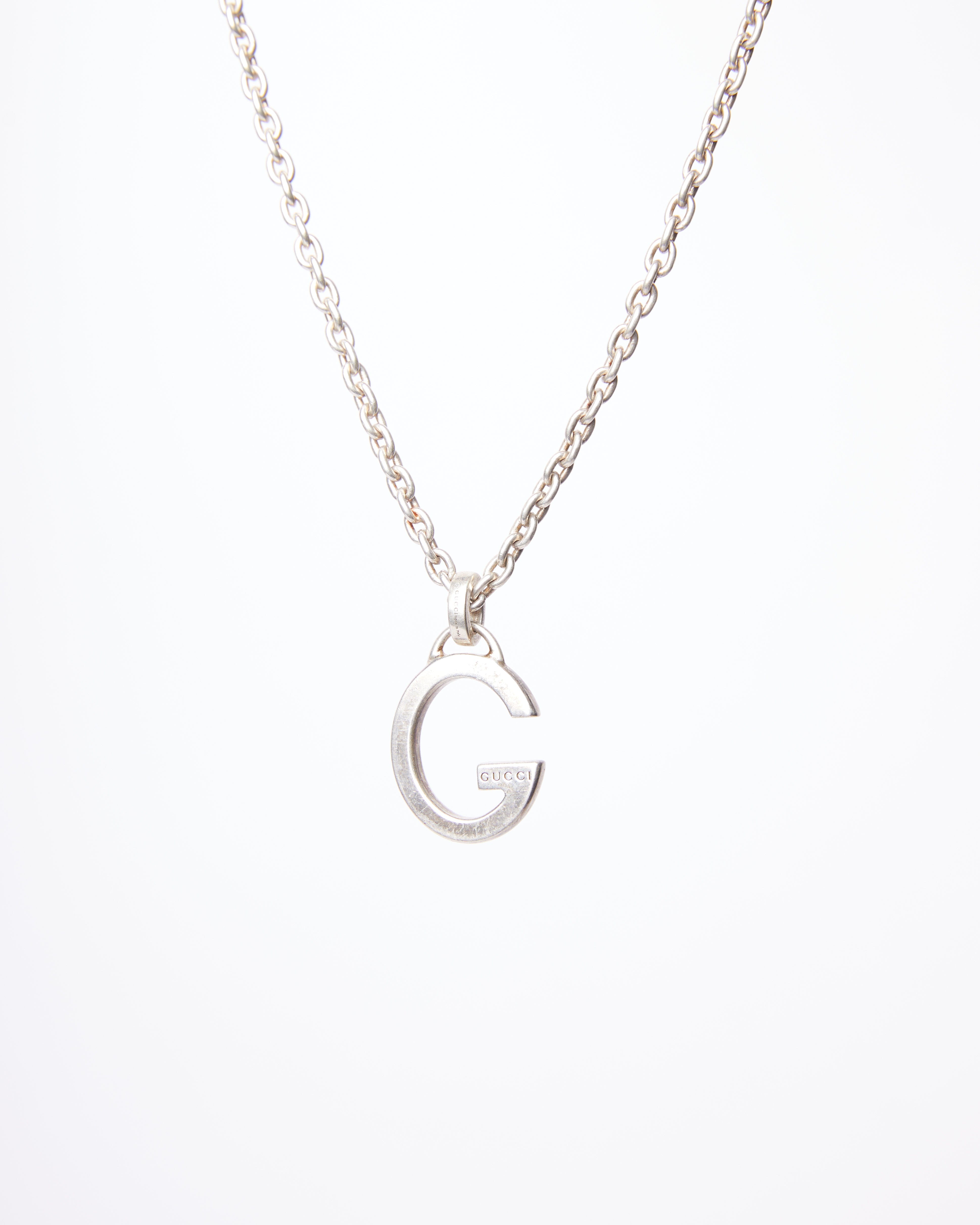 Gucci Vintage Gucci Silver Necklace