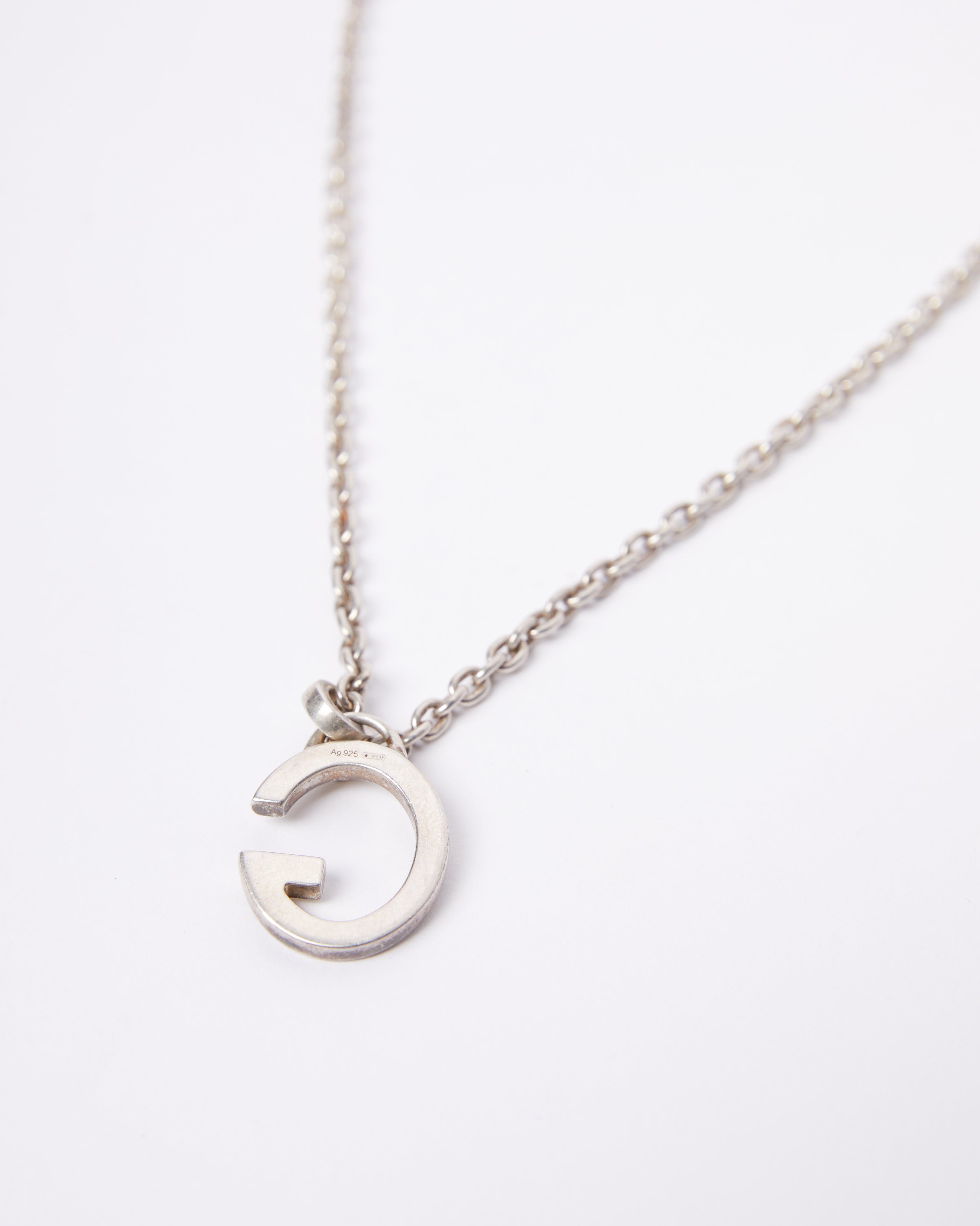 Gucci Vintage Gucci Silver Necklace