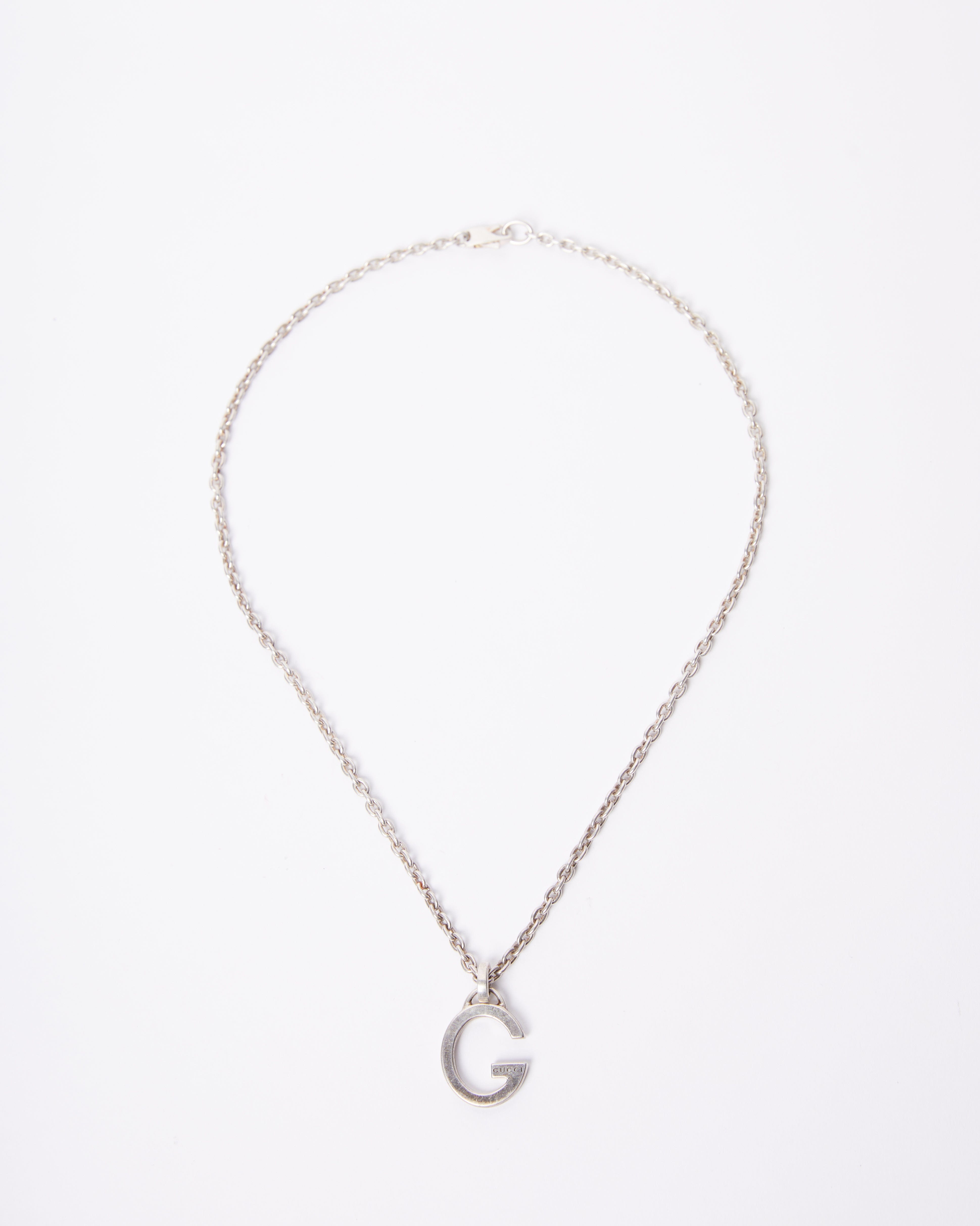 Gucci Vintage Gucci Silver Necklace