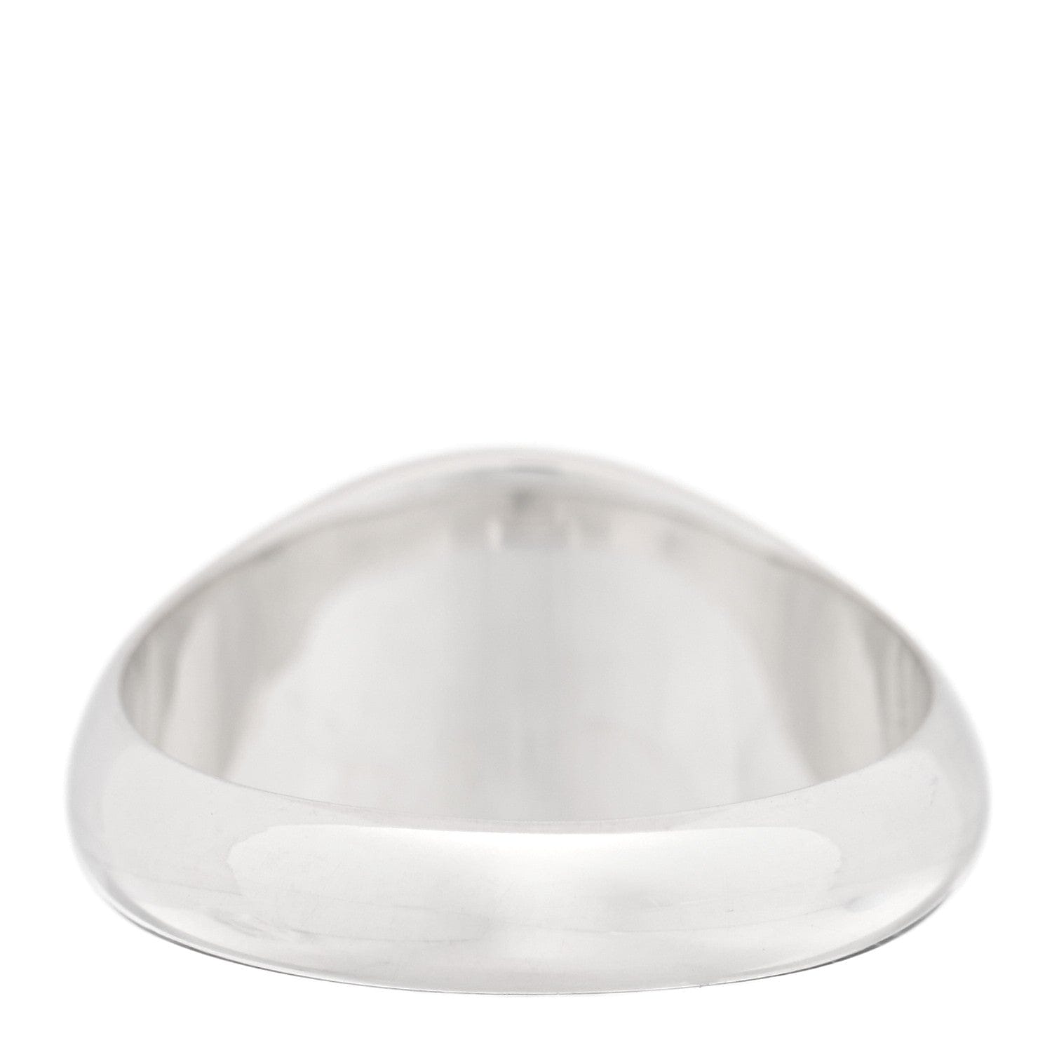 Gucci Sterling Silver Oval Trademark Ring 60 9