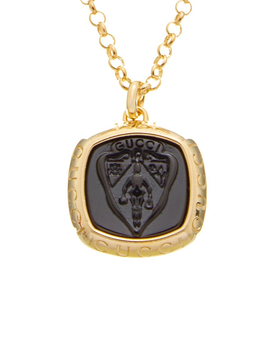 Gucci Crest Necklace