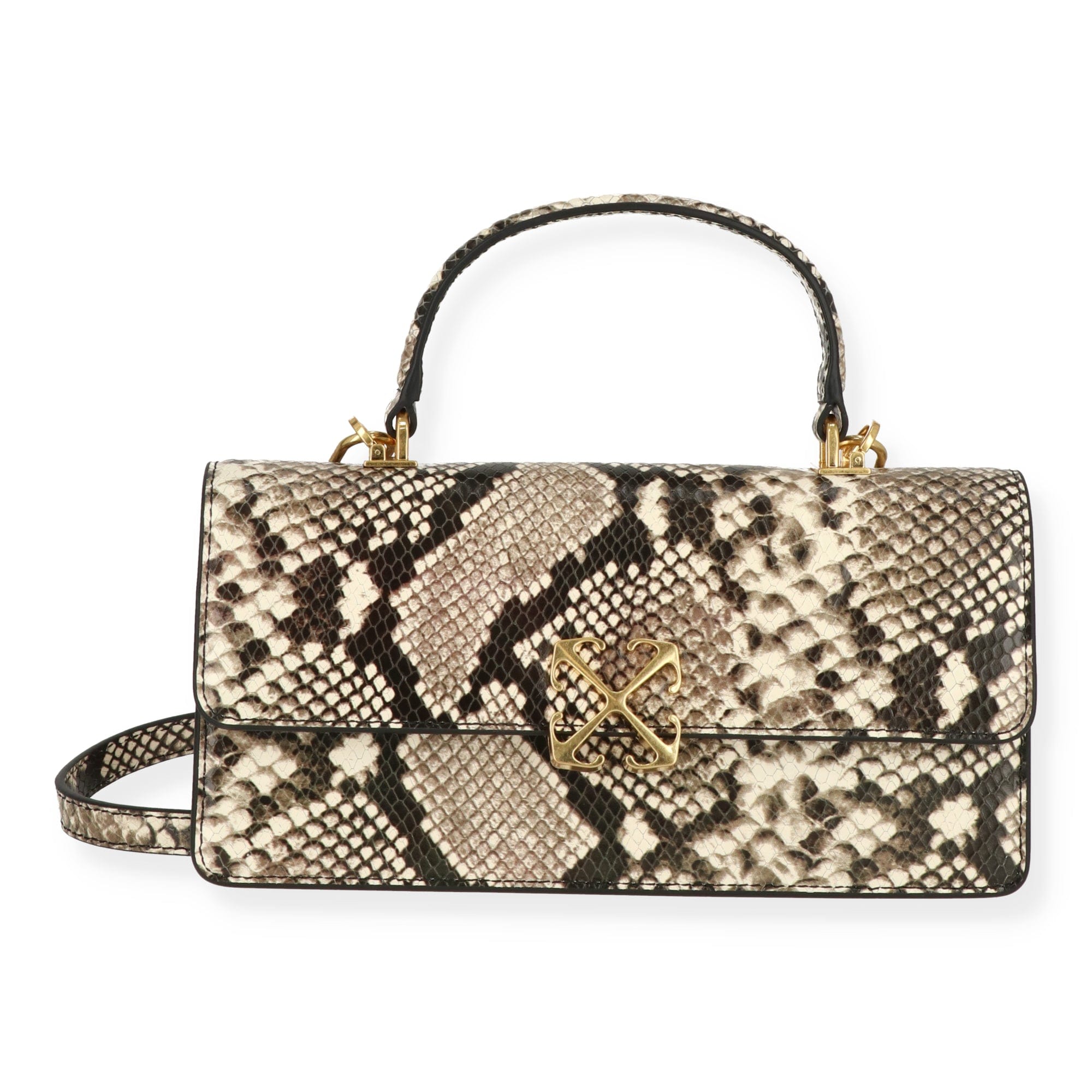 Off White Womens Animal Print Handbag