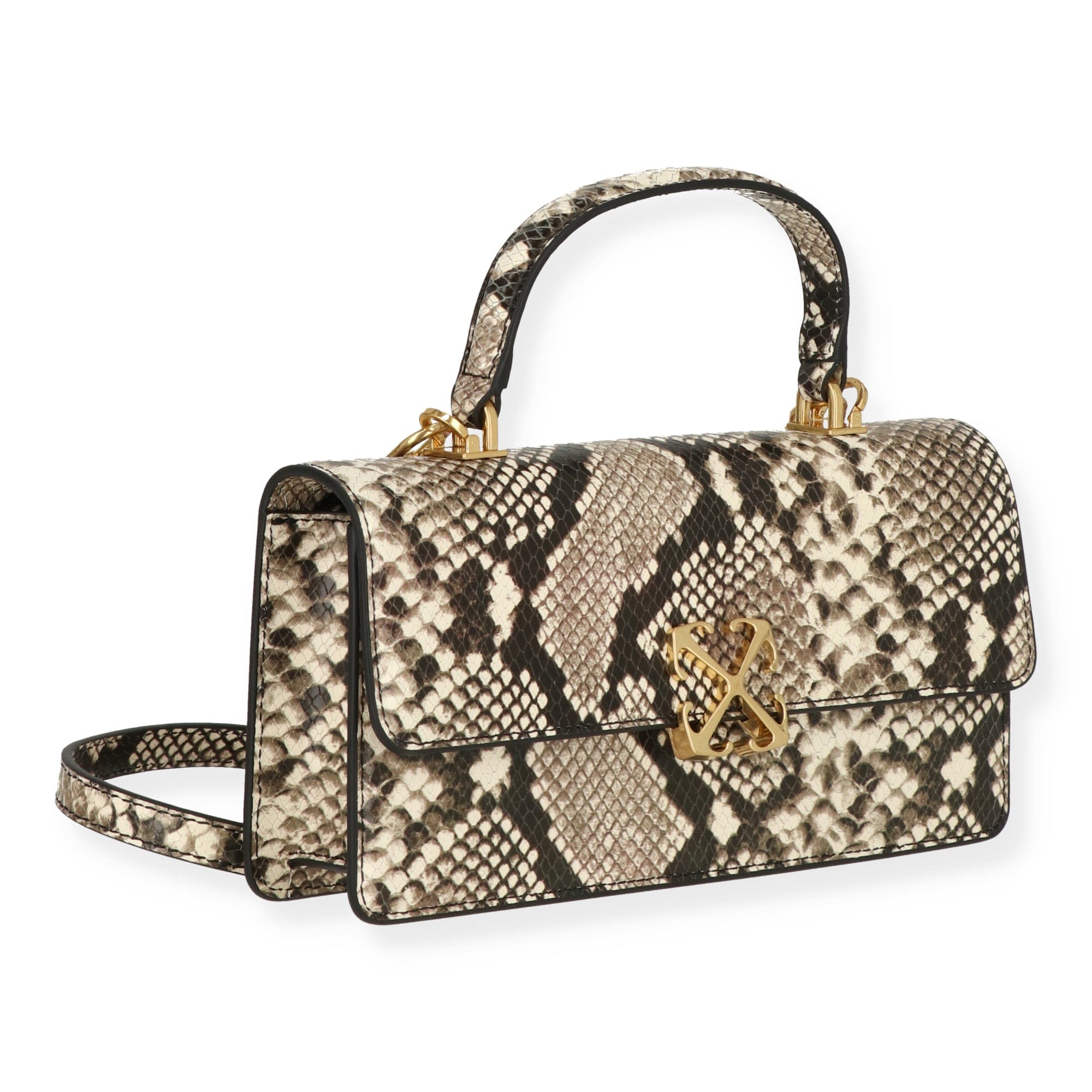 Off White Womens Animal Print Handbag