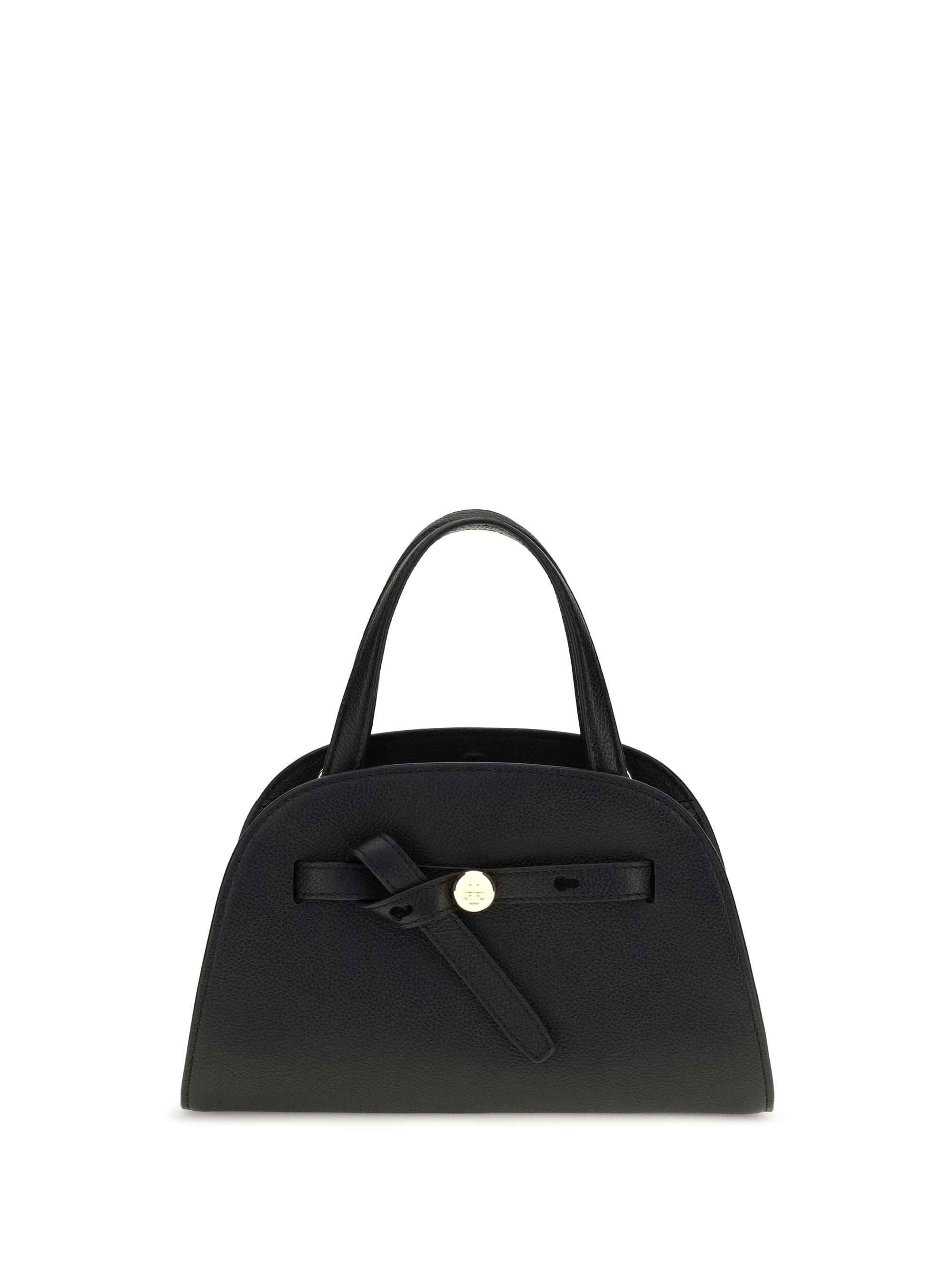 Tory Burch Romy Small Bauletto Shoulder Bag — Black