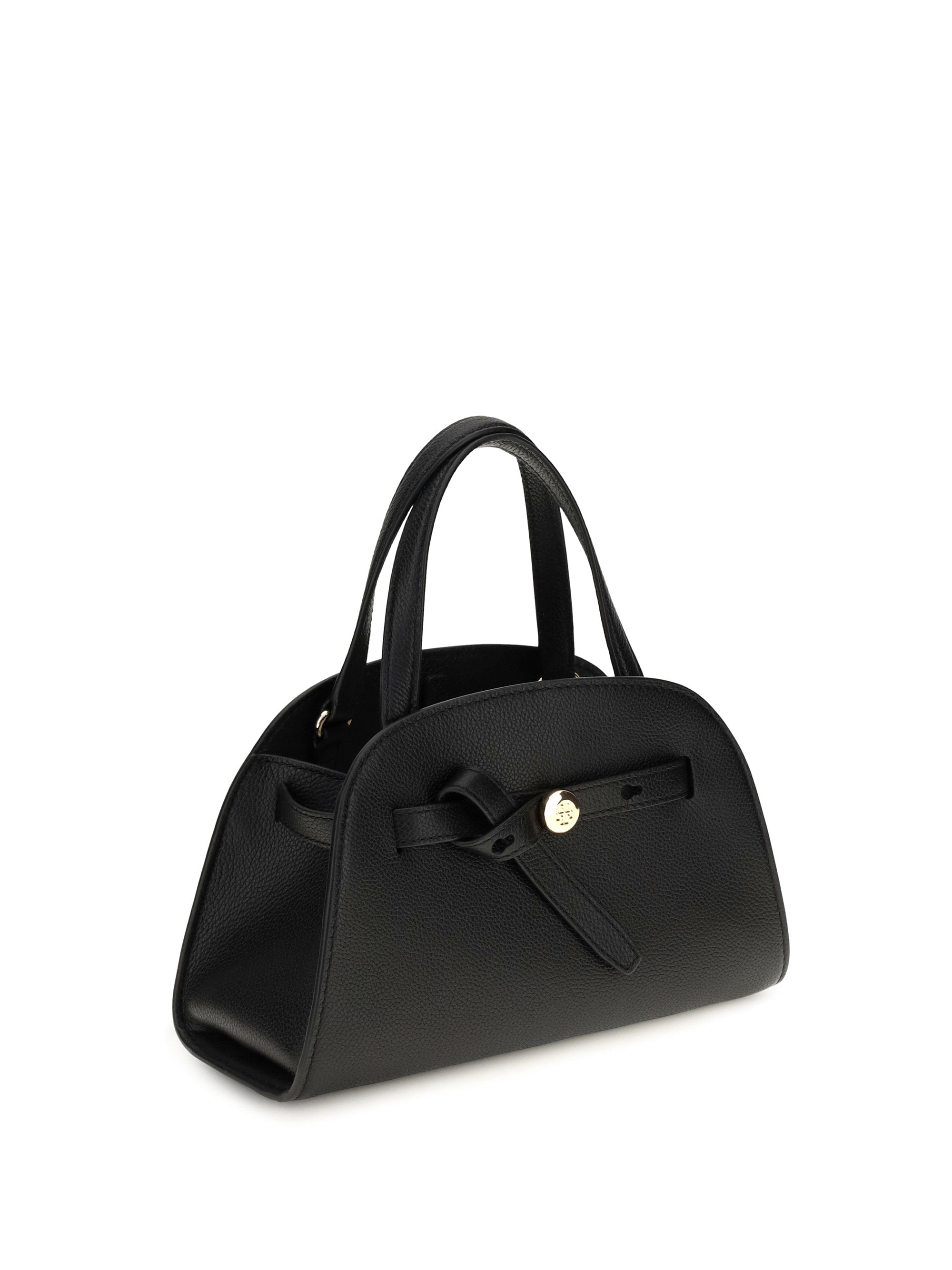 Tory Burch Romy Small Bauletto Shoulder Bag — Black