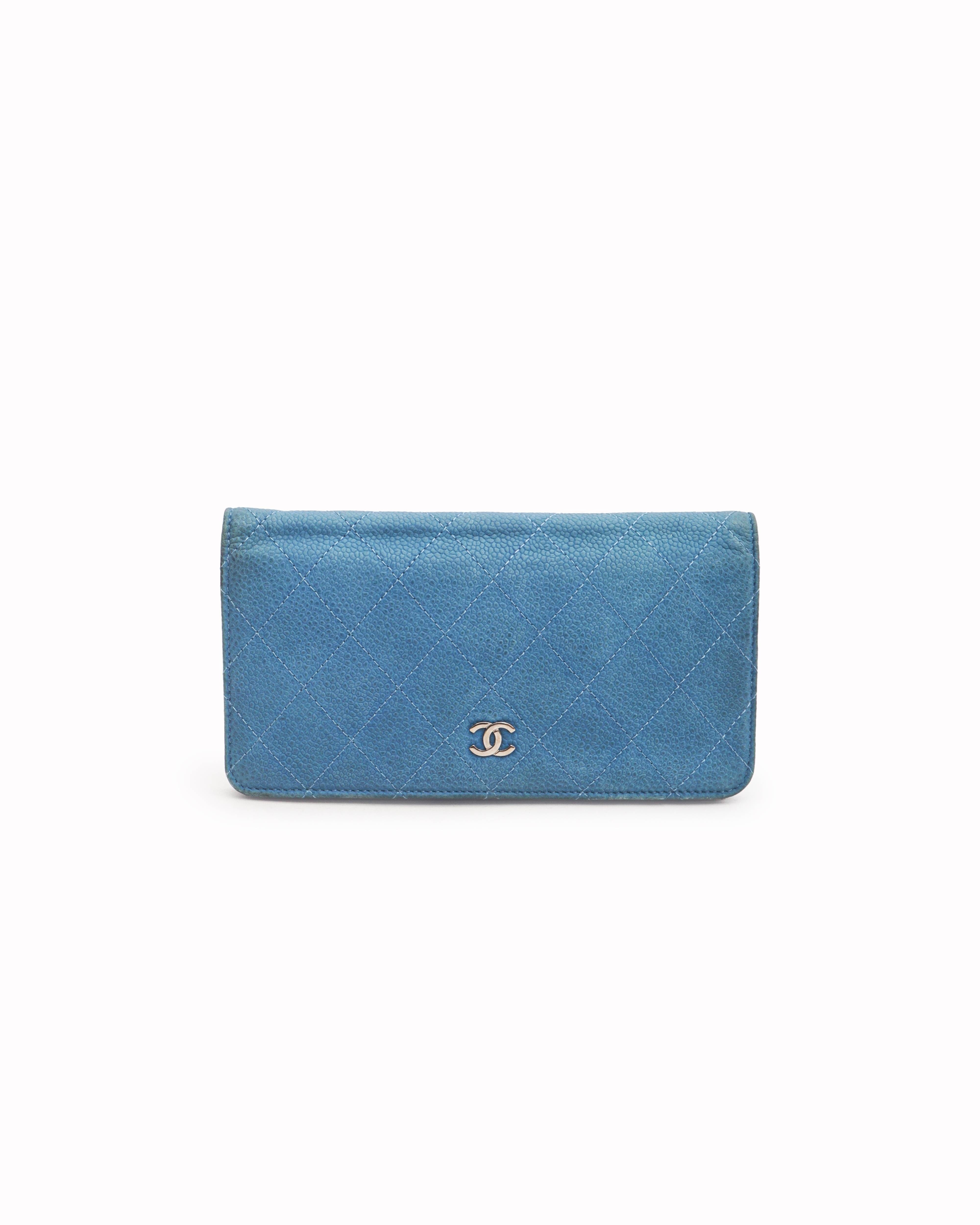 Chanel Quilted Leather Long Wallet