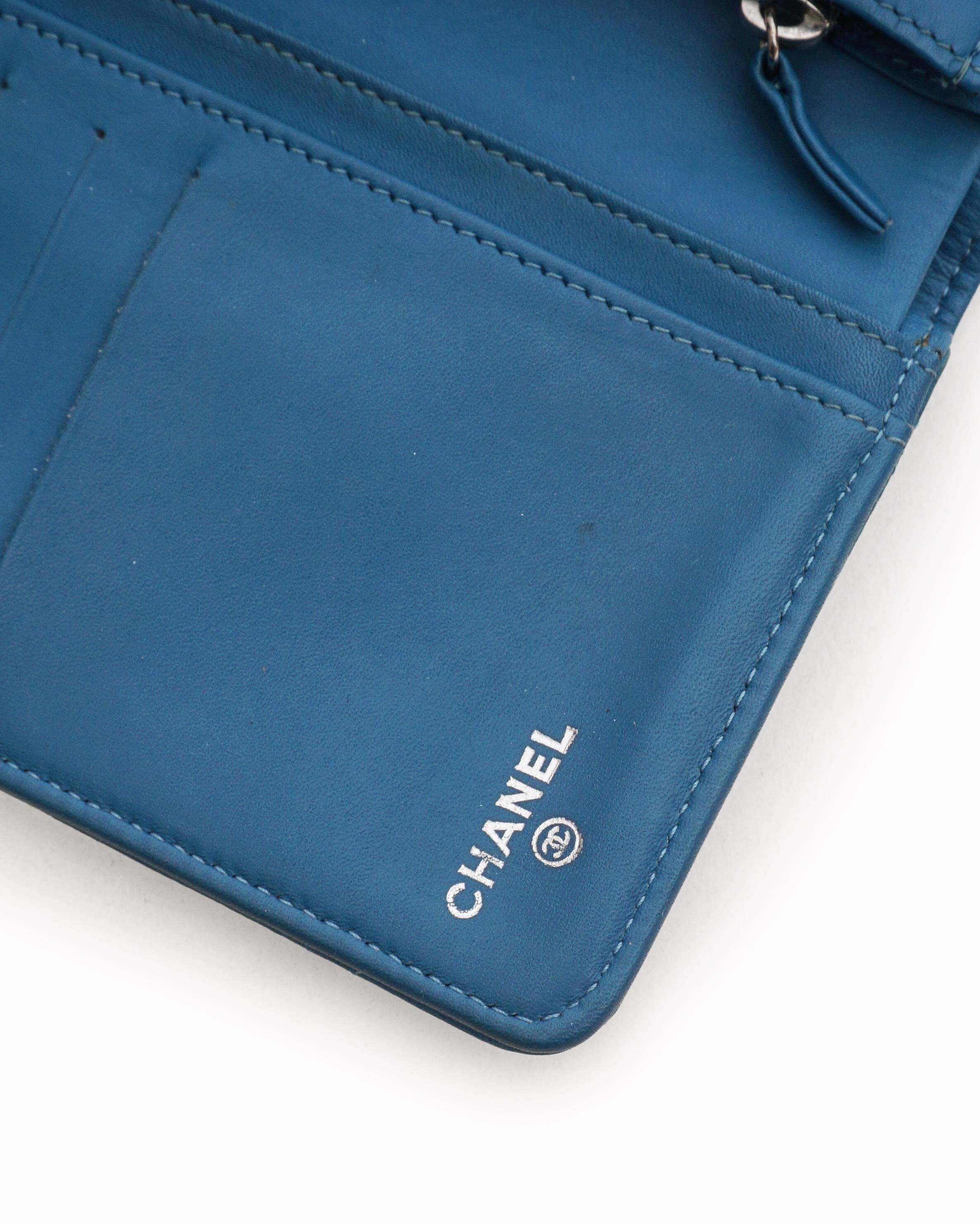 Chanel Quilted Leather Long Wallet