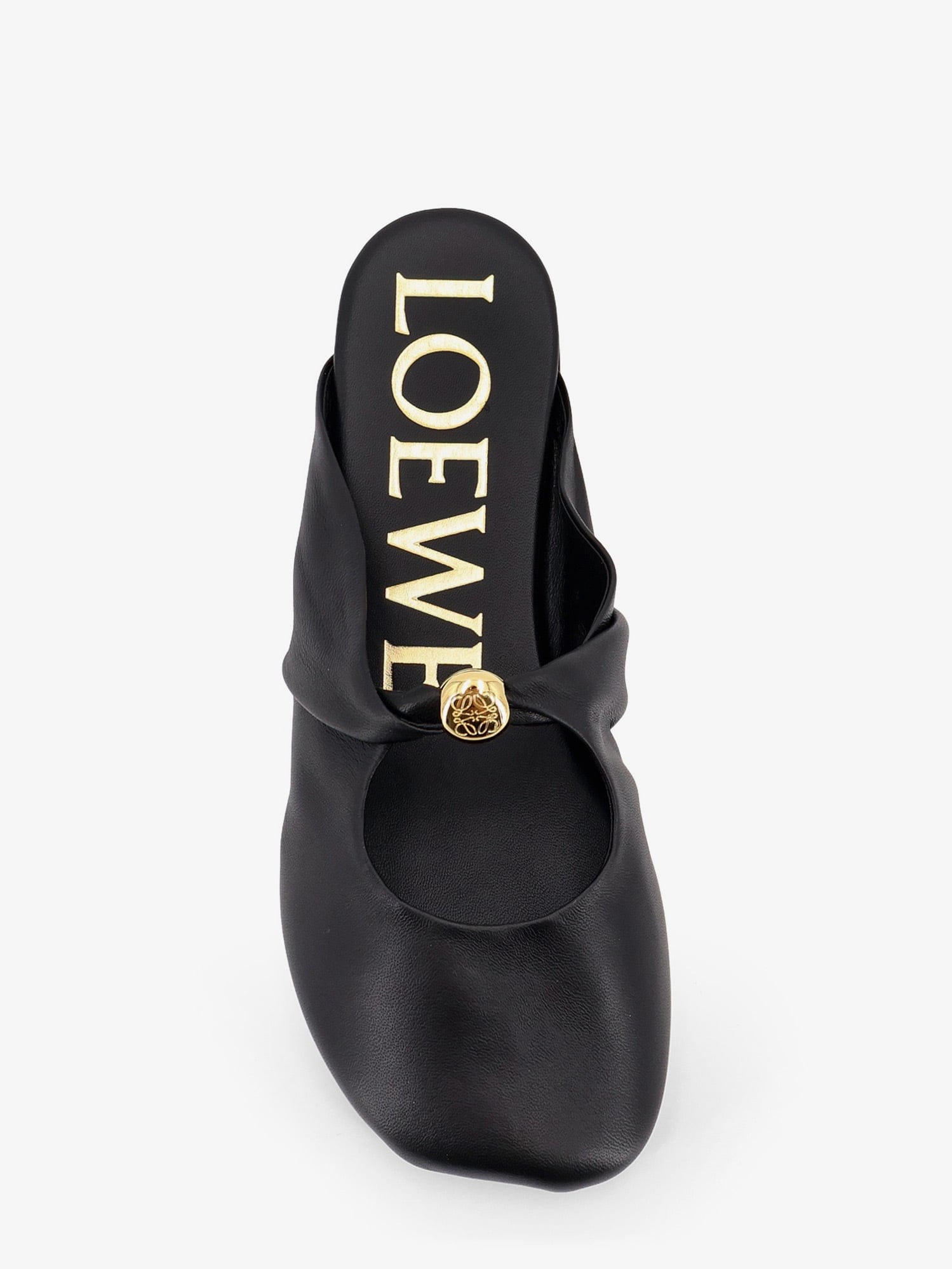 Loewe Pebble Soft low leather sandals