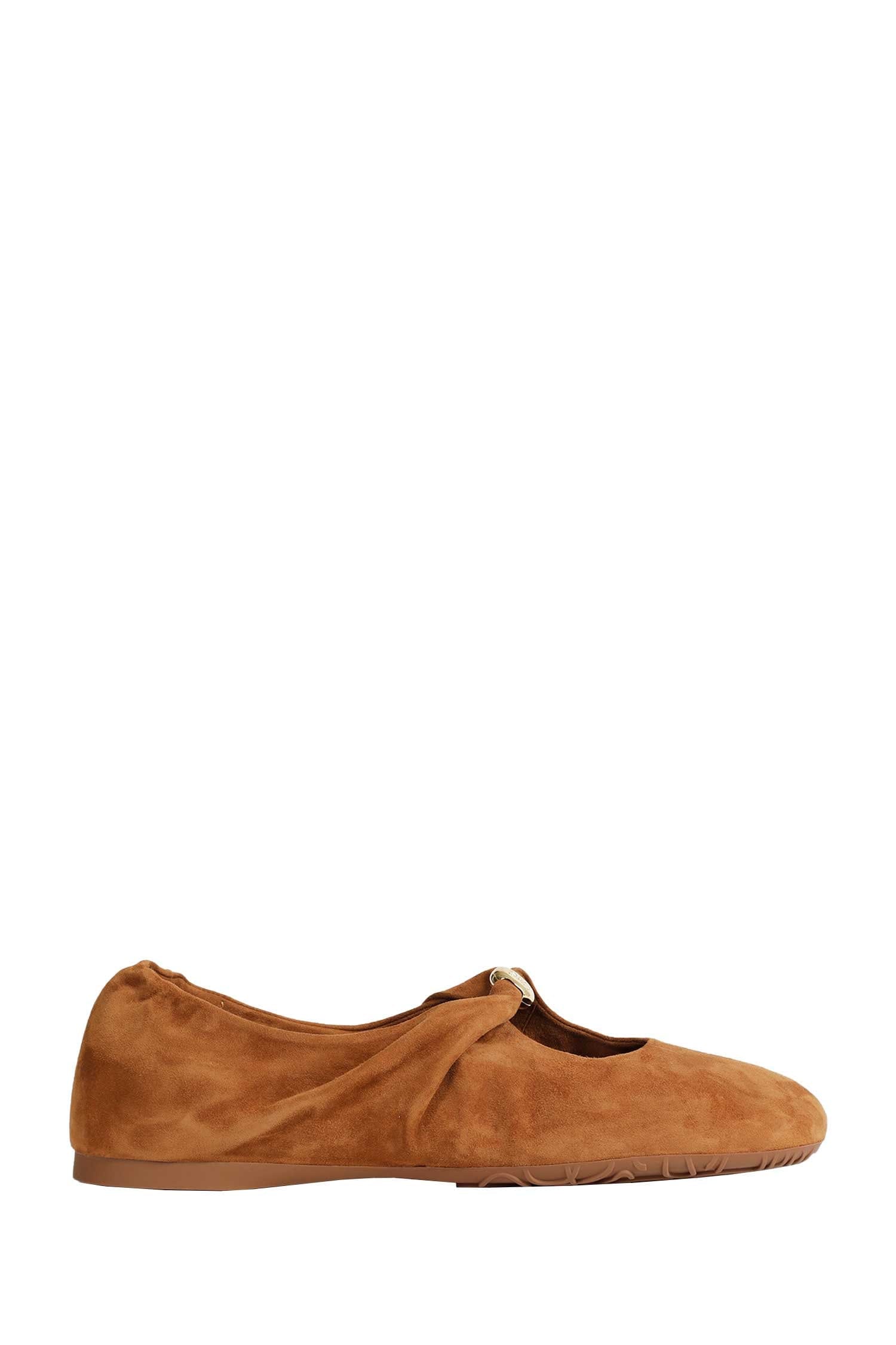 Loewe Suede Ballerinas
