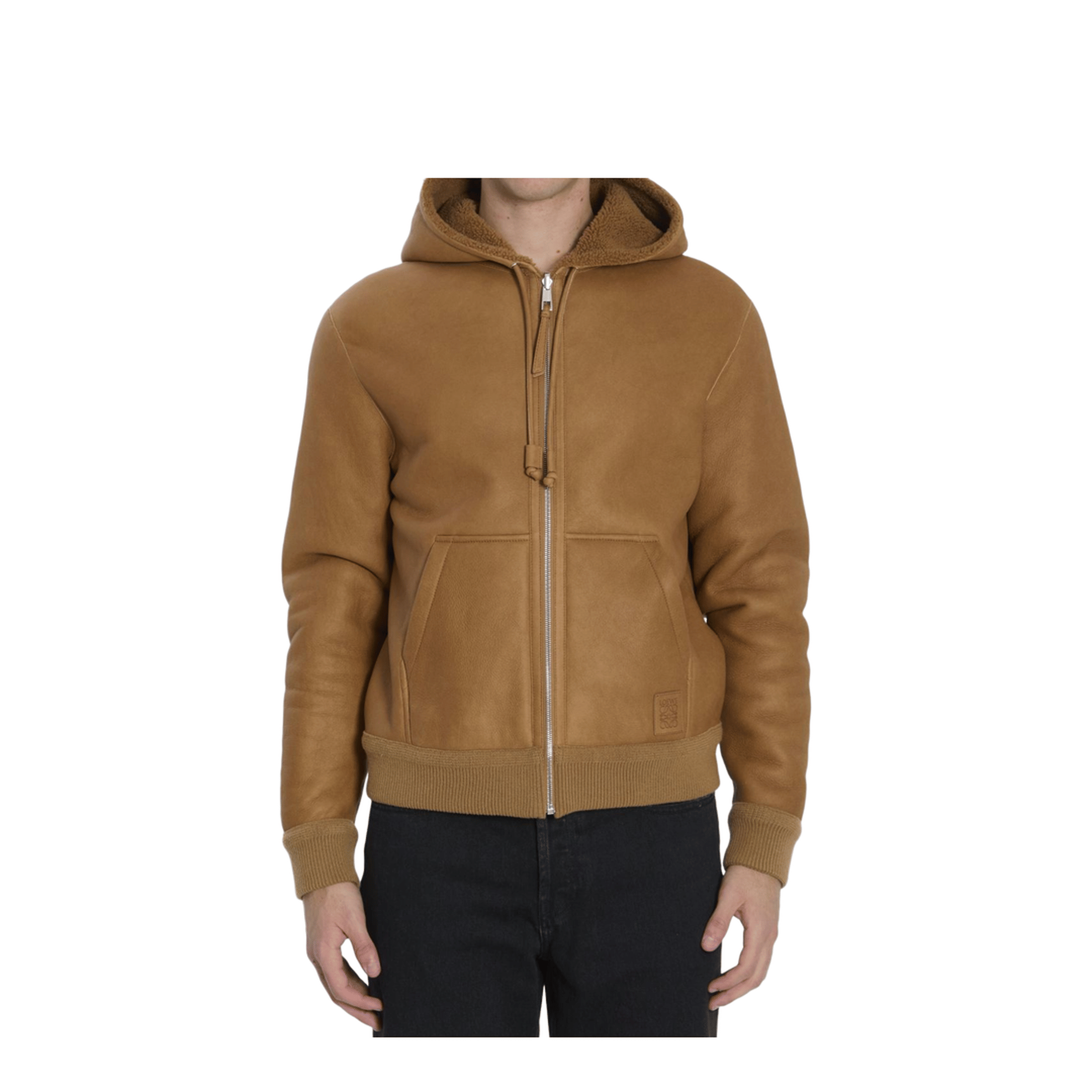 Loewe Hooded Leather Jacket