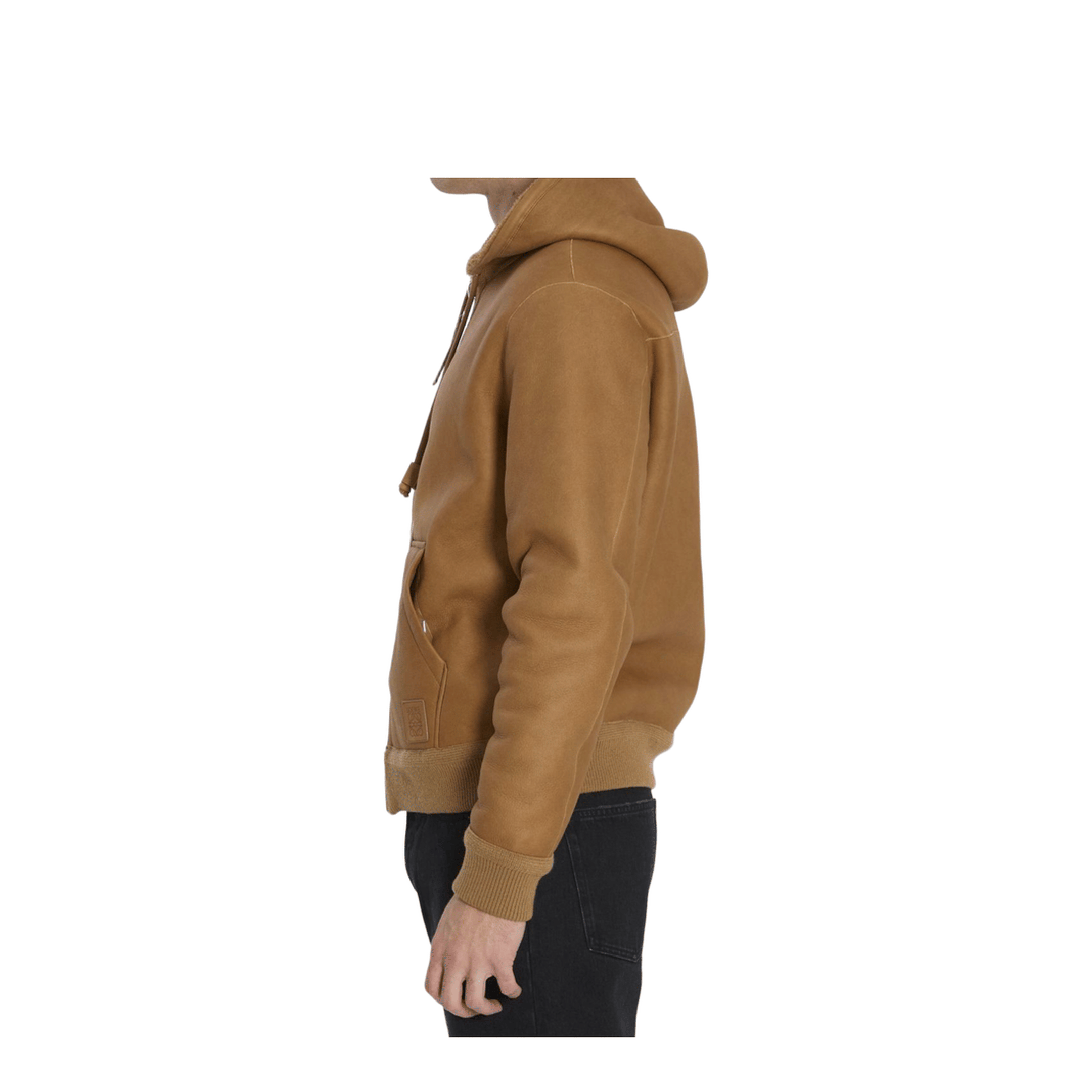Loewe Hooded Leather Jacket