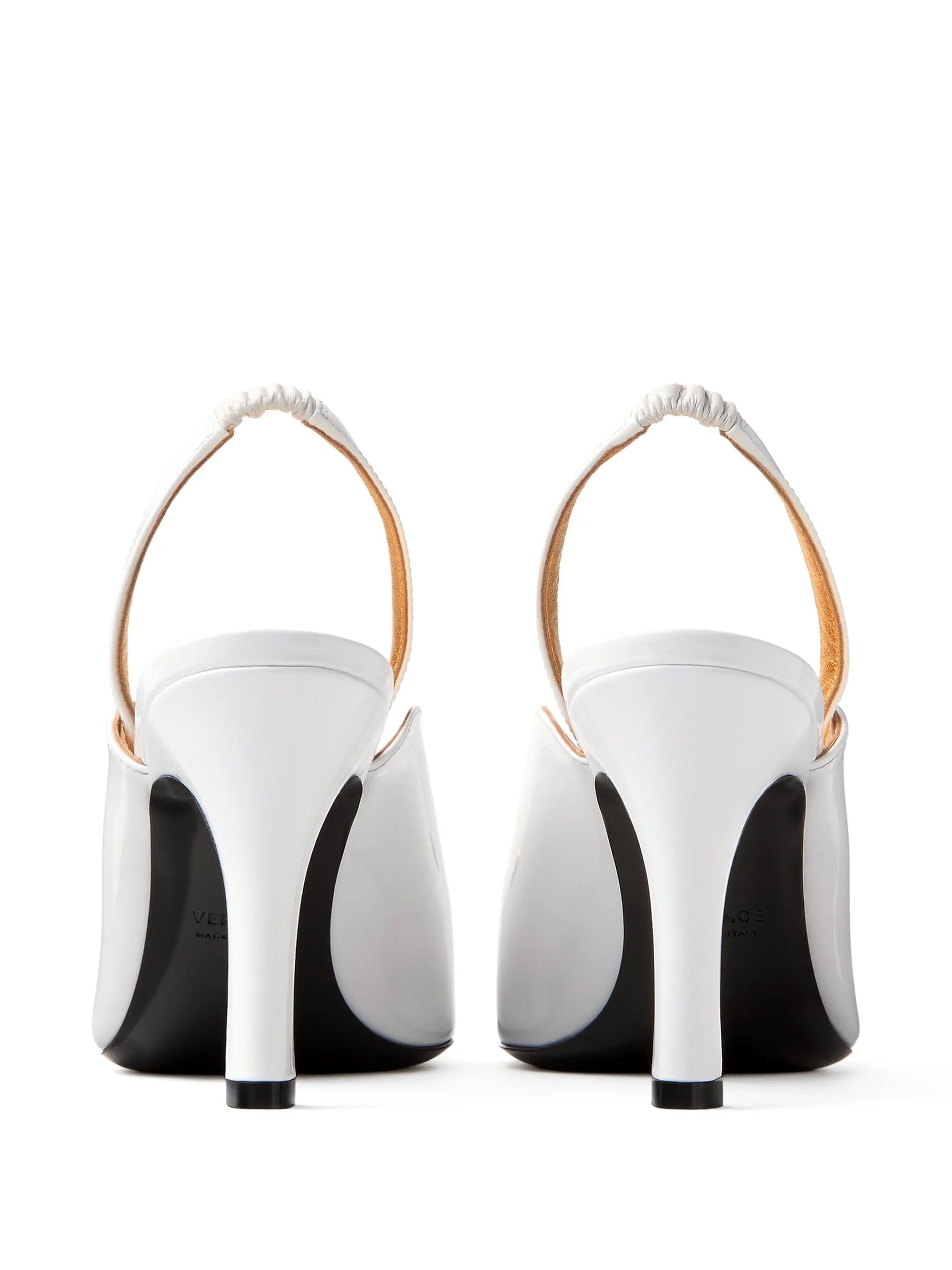 Versace Marisa patent slingbacks 90 mm