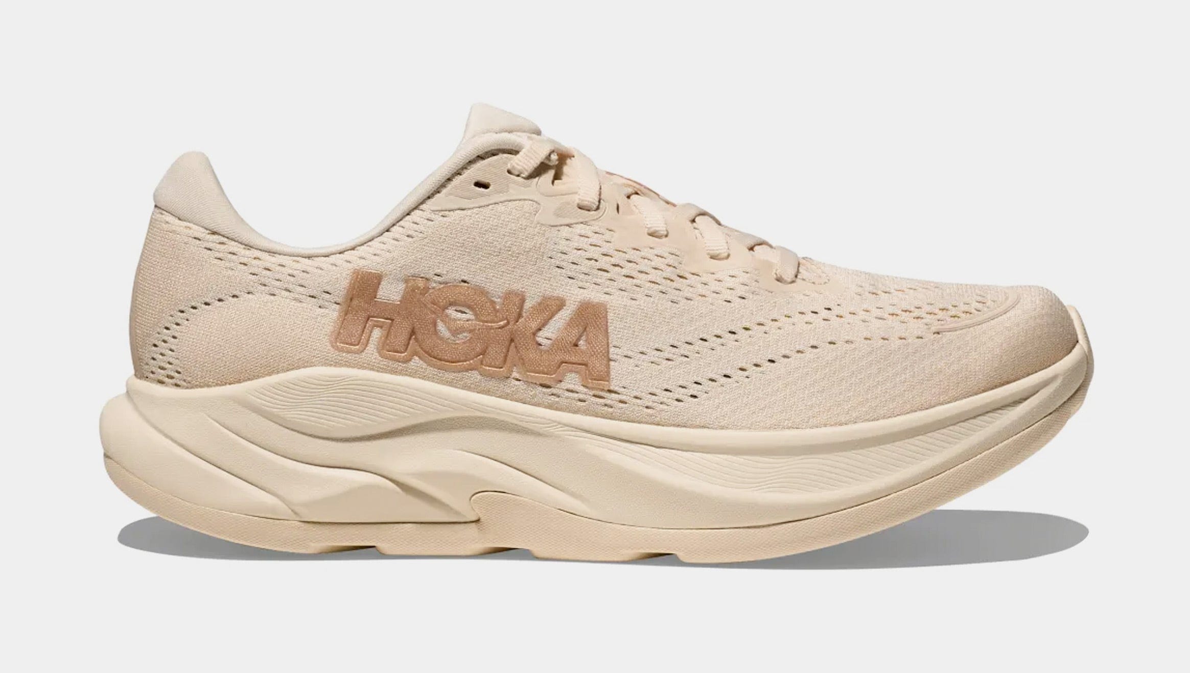 Hoka Rincon 4 Womens Running Shoes (Vanilla/Birch)